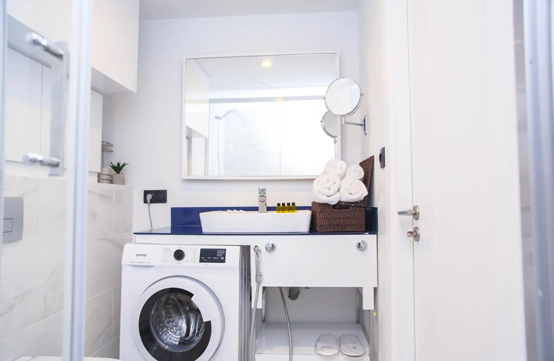 Bathroom in Orbi City Hotel With Sea View