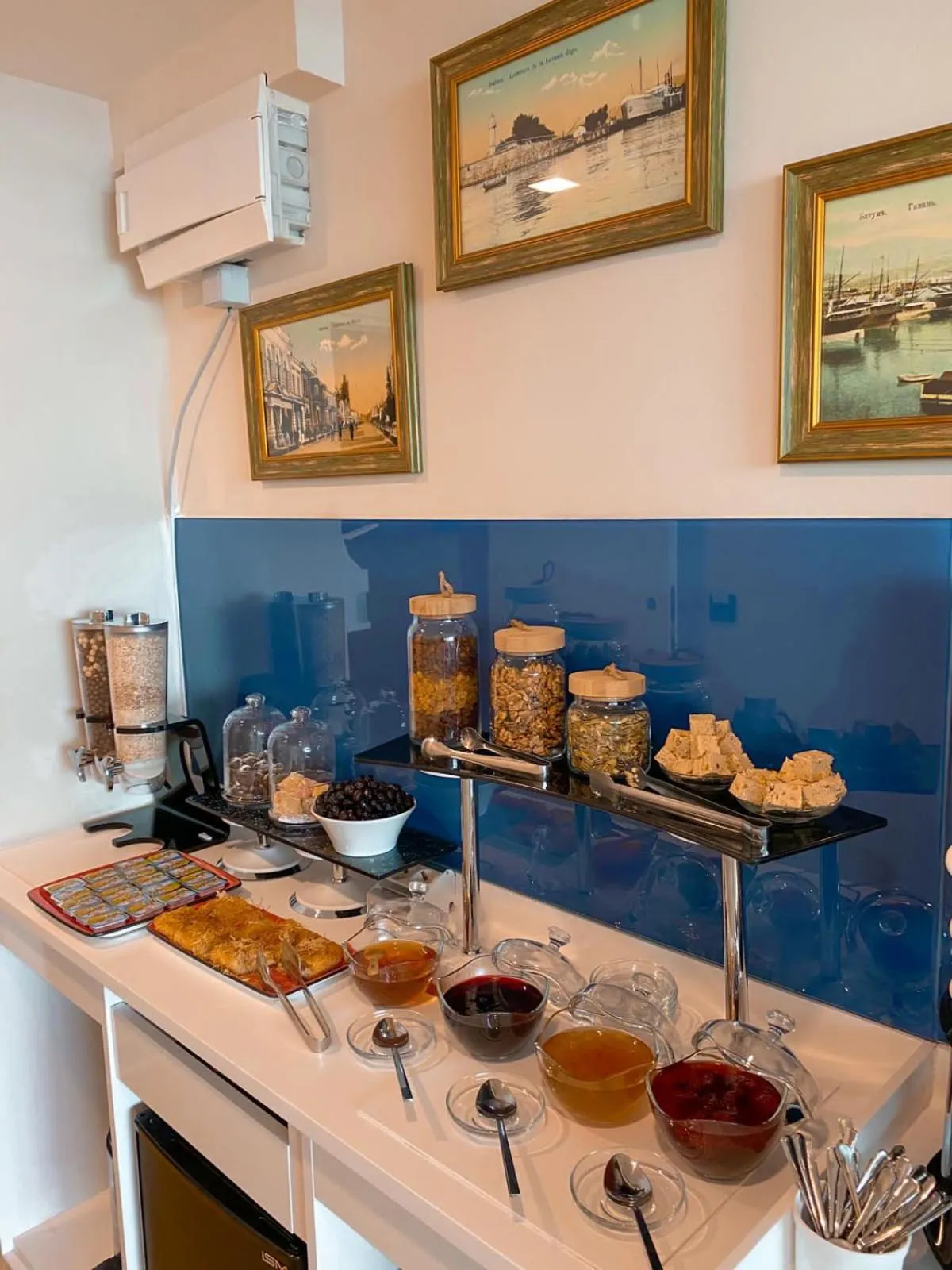 Kitchen or kitchenette in Orbi City Hotel With Sea View