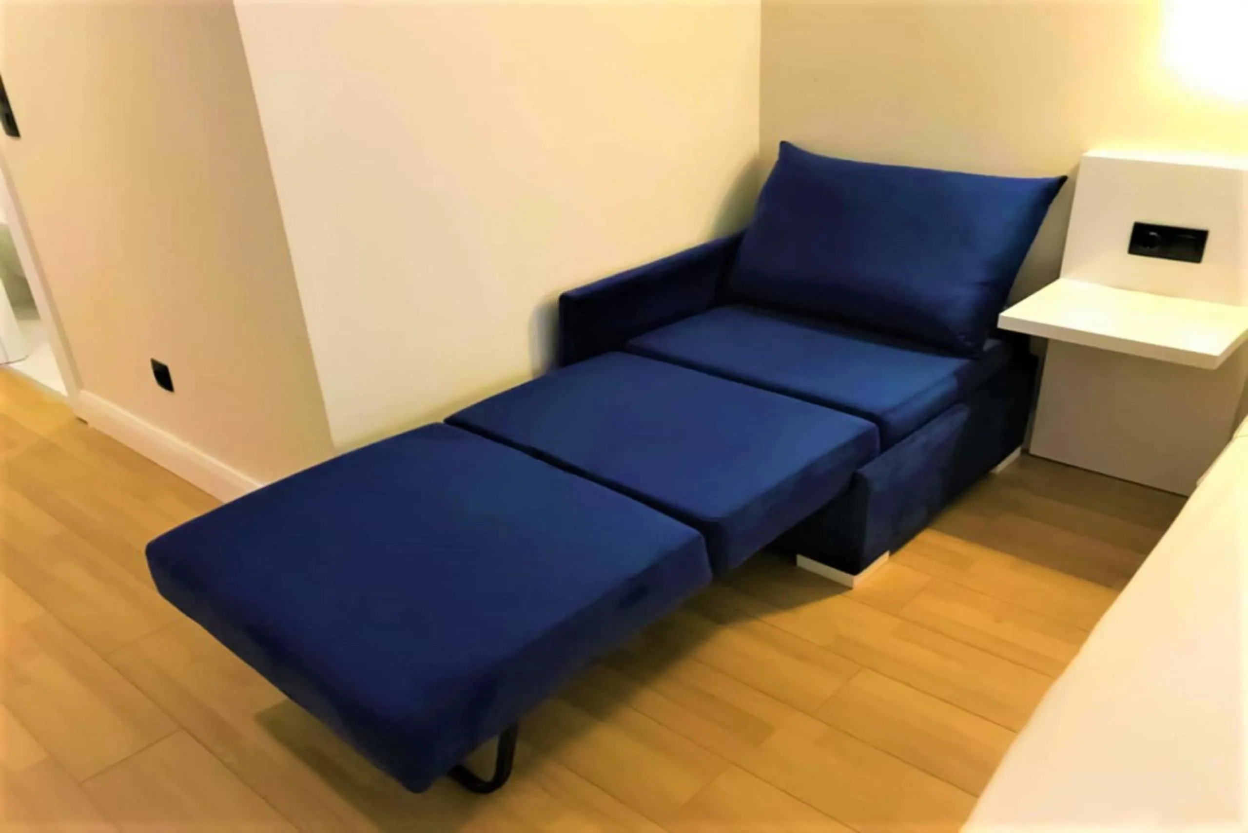 Bed in Orbi City Hotel With Sea View