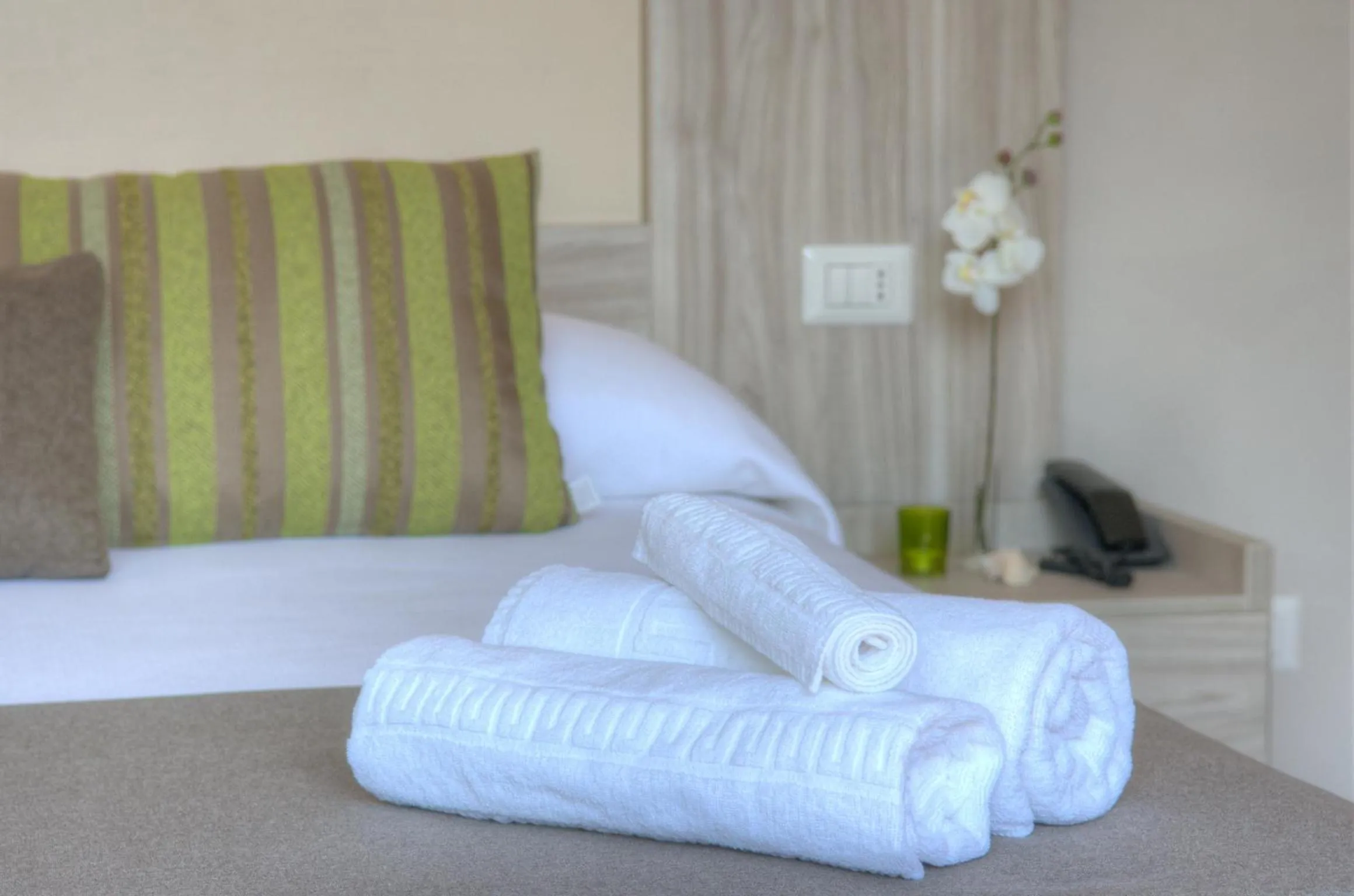 Decorative detail, Bed in Hotel Residence La Palma