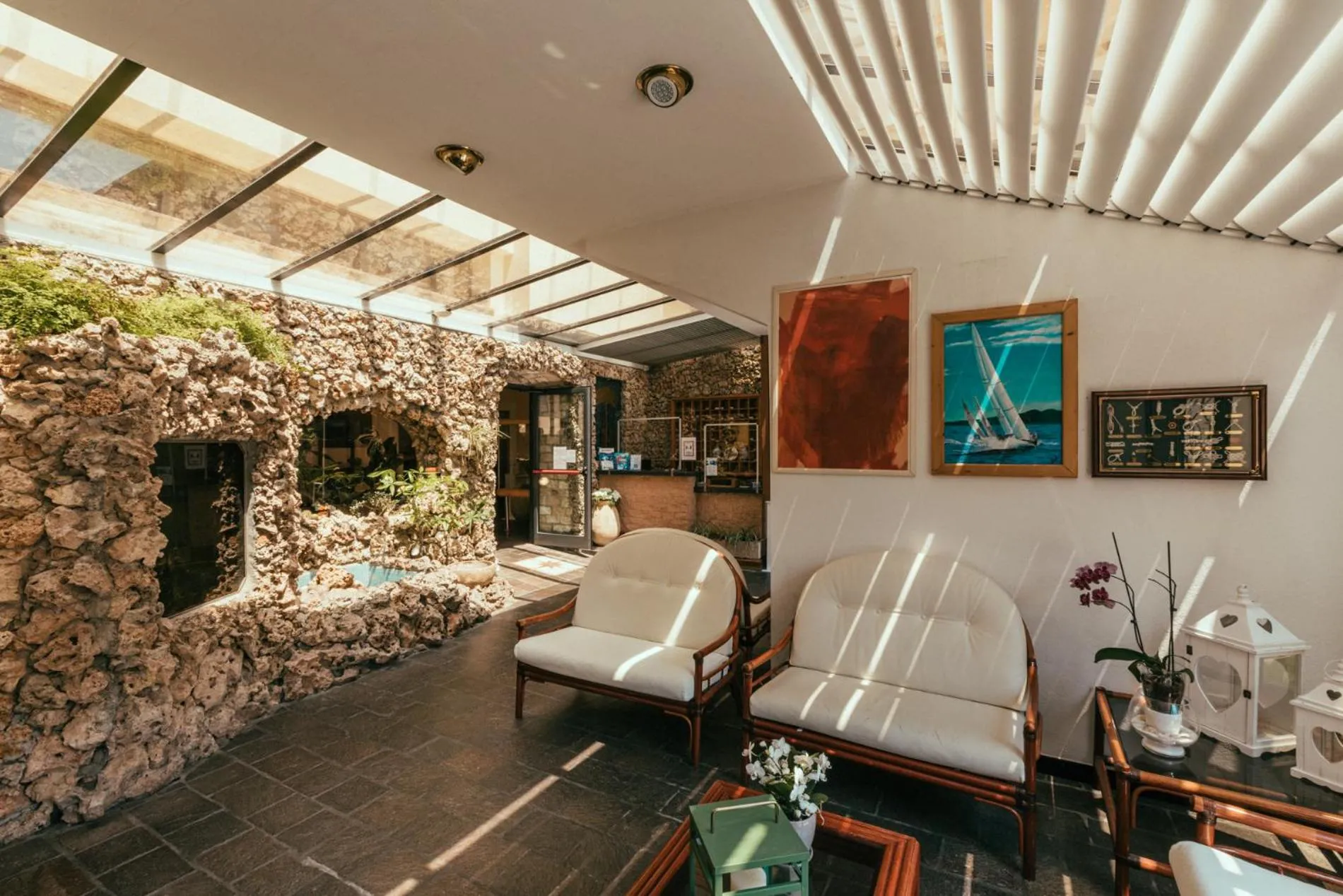 Lobby or reception in Hotel Residence La Palma
