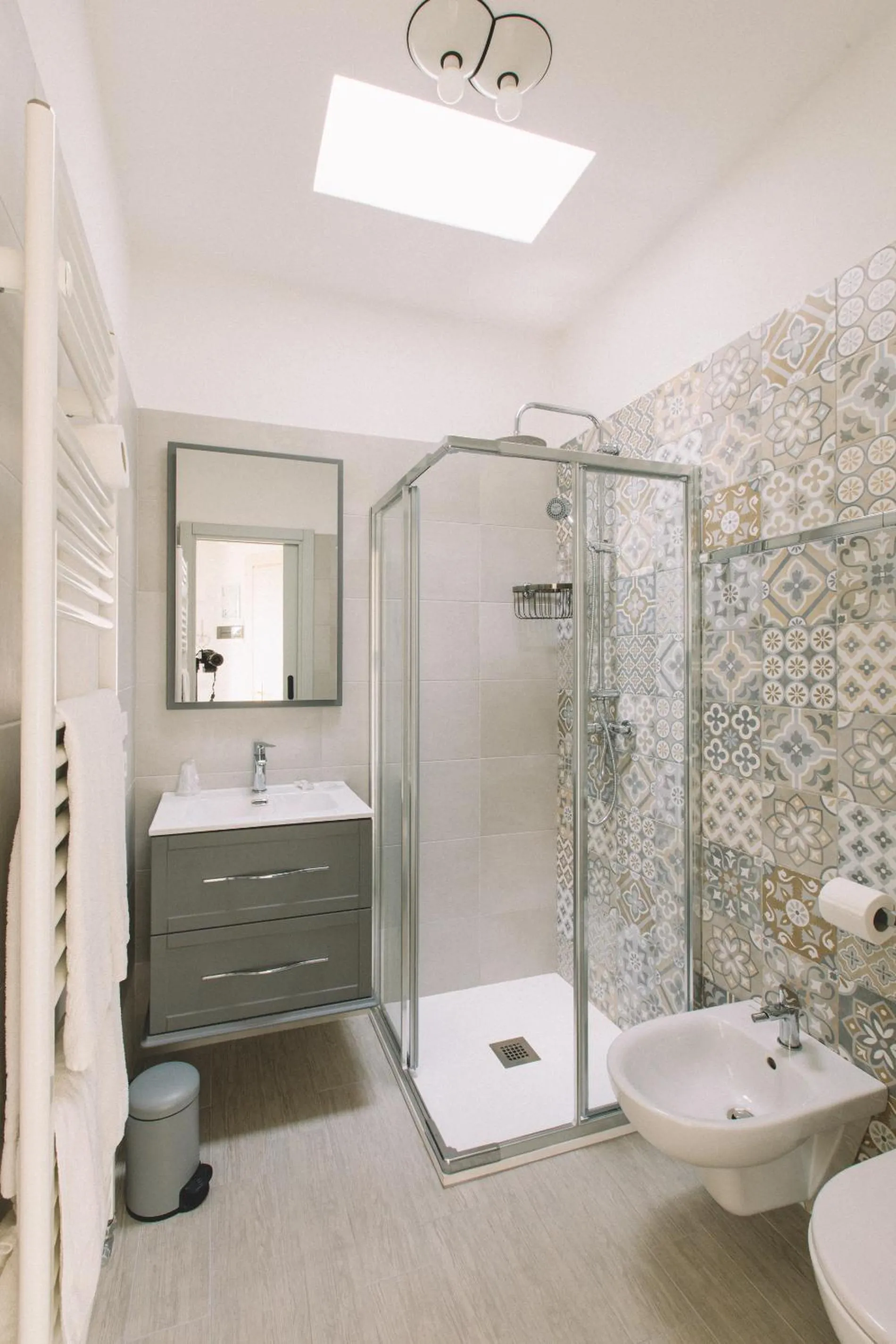 Shower in Hotel Residence La Palma