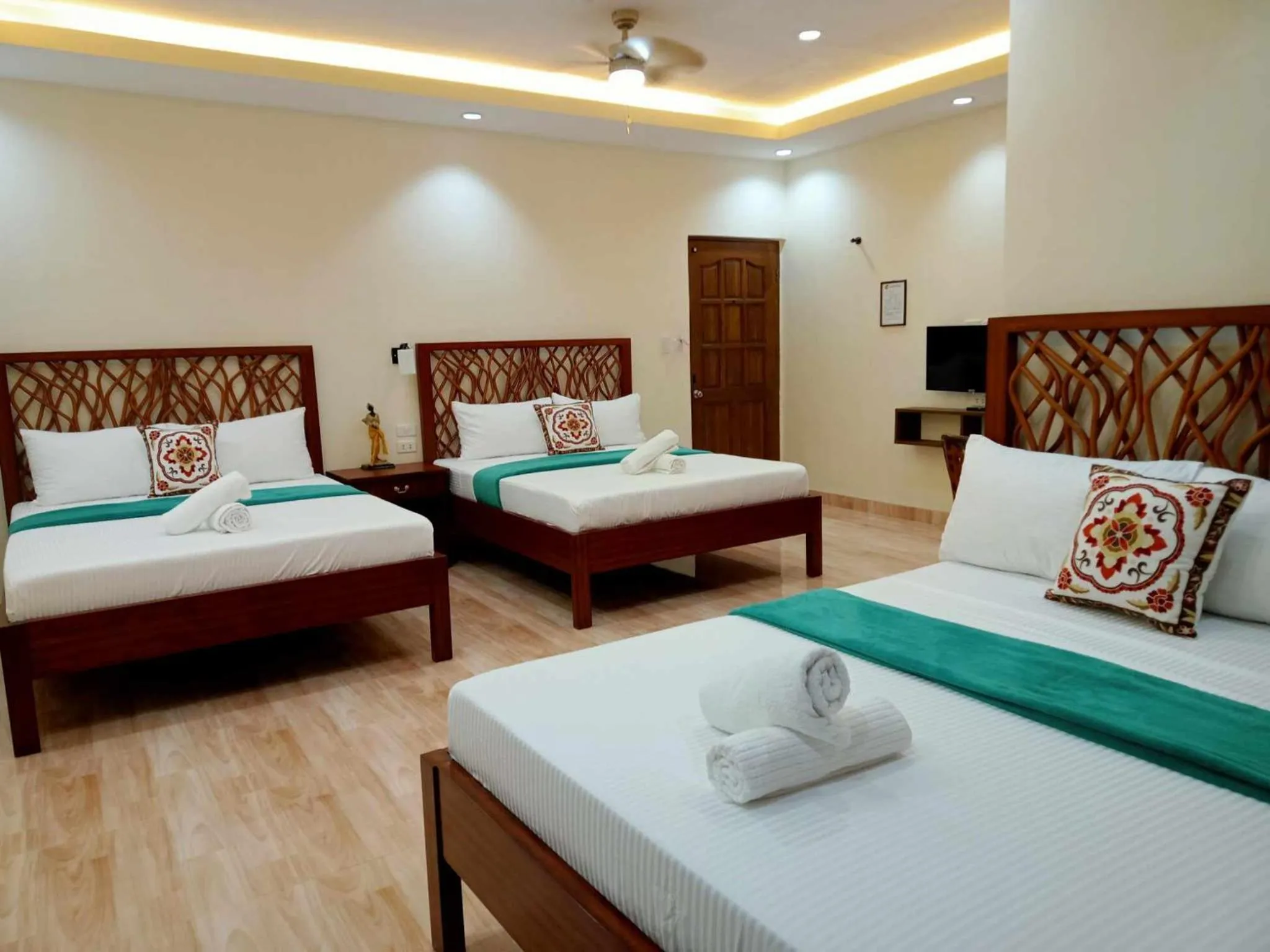 Bed in PMG Islandscape Resort