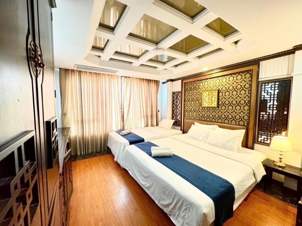 Bed in Church Legend Hotel