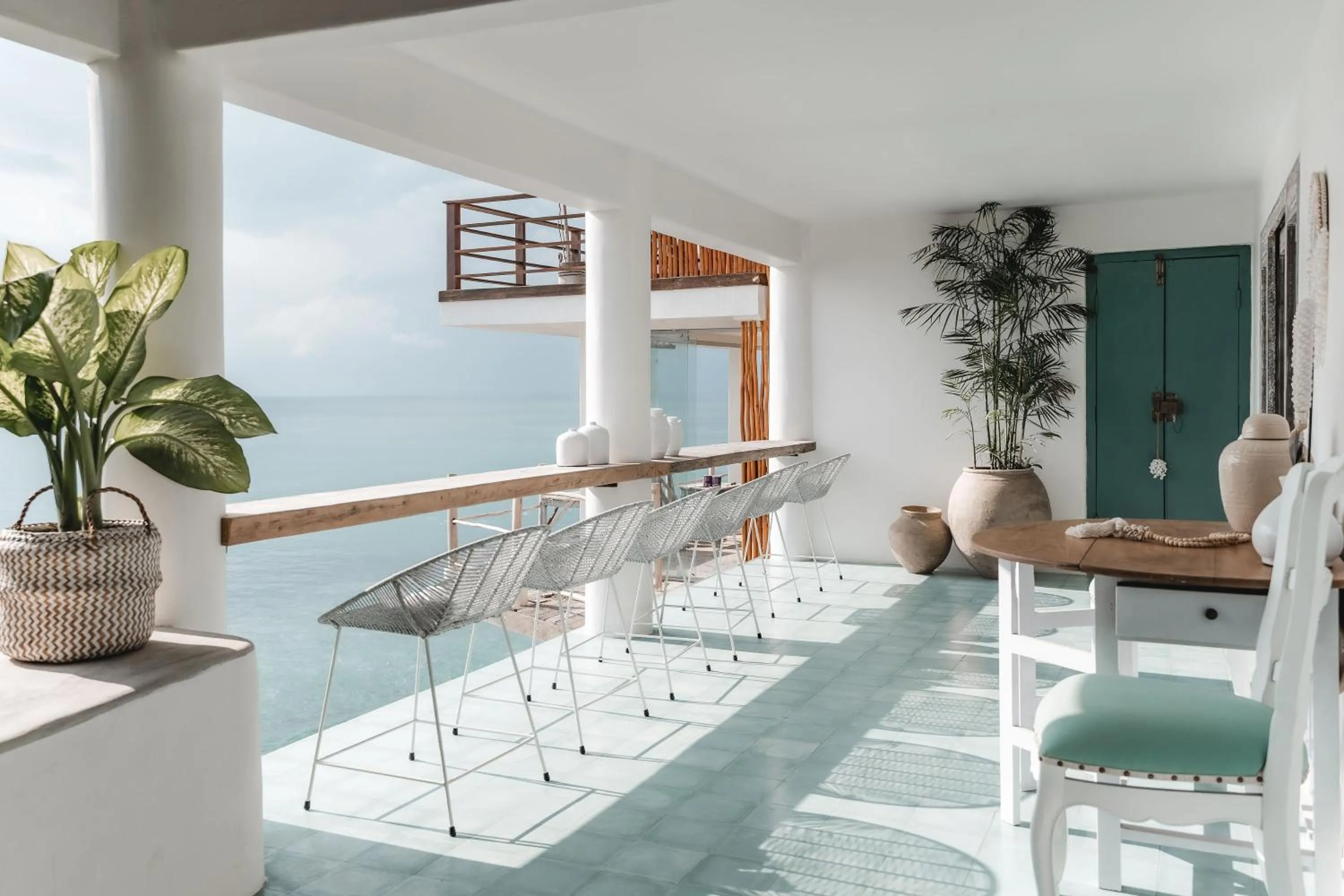 Seating area in Blue Ocean Bingin