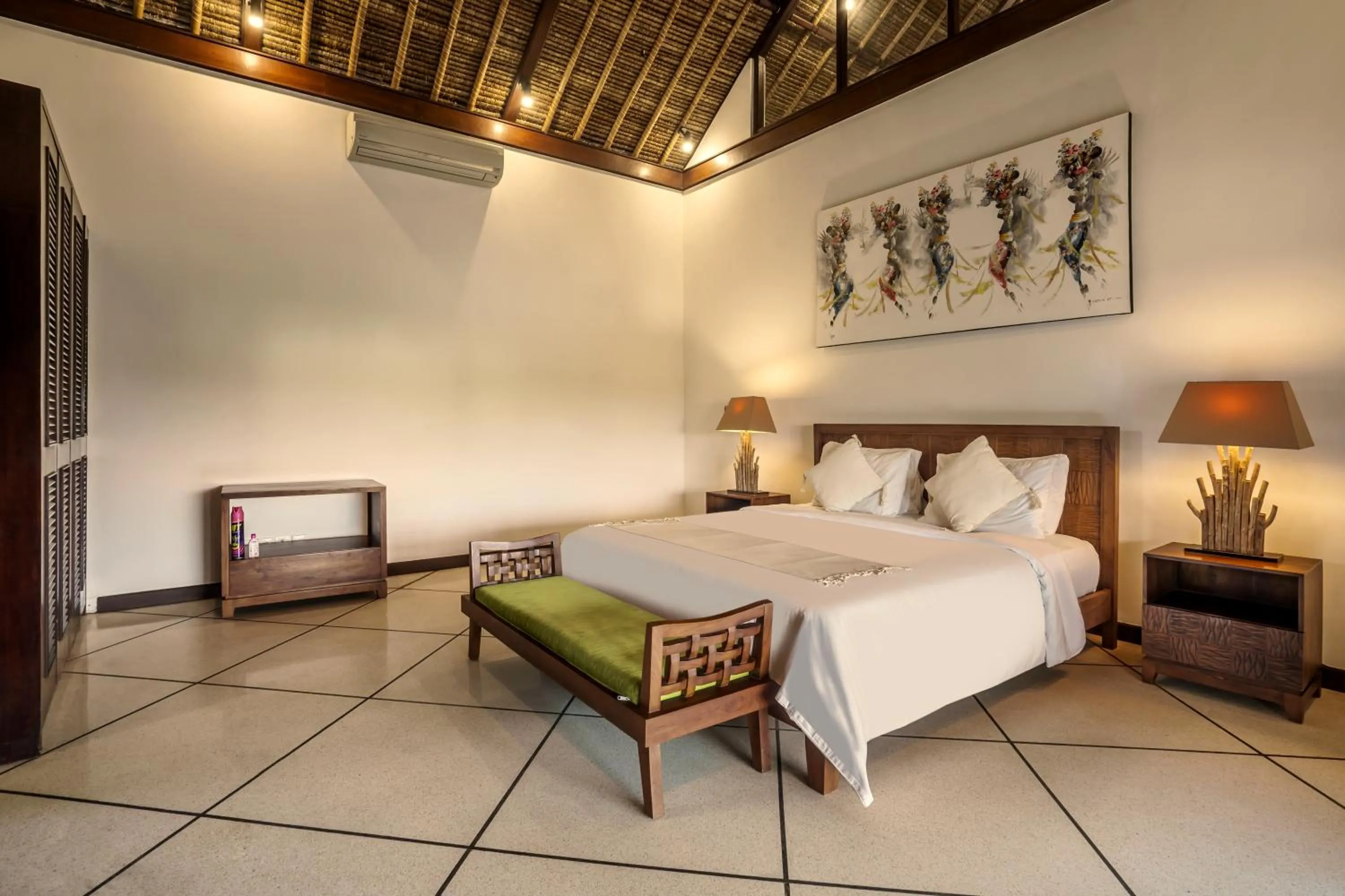 Seating area, Bed in Villa Gading by Alfred in Bali