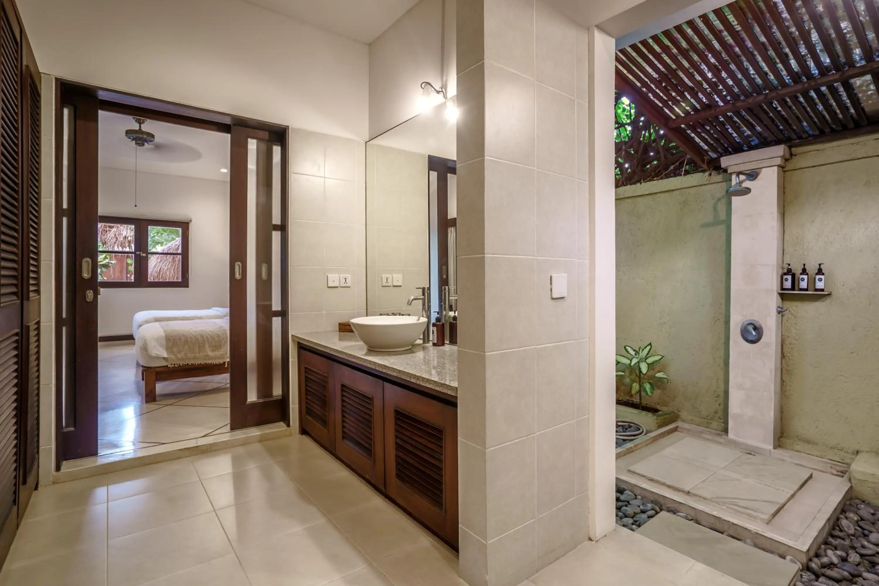 Bathroom, Bed in Villa Gading by Alfred in Bali