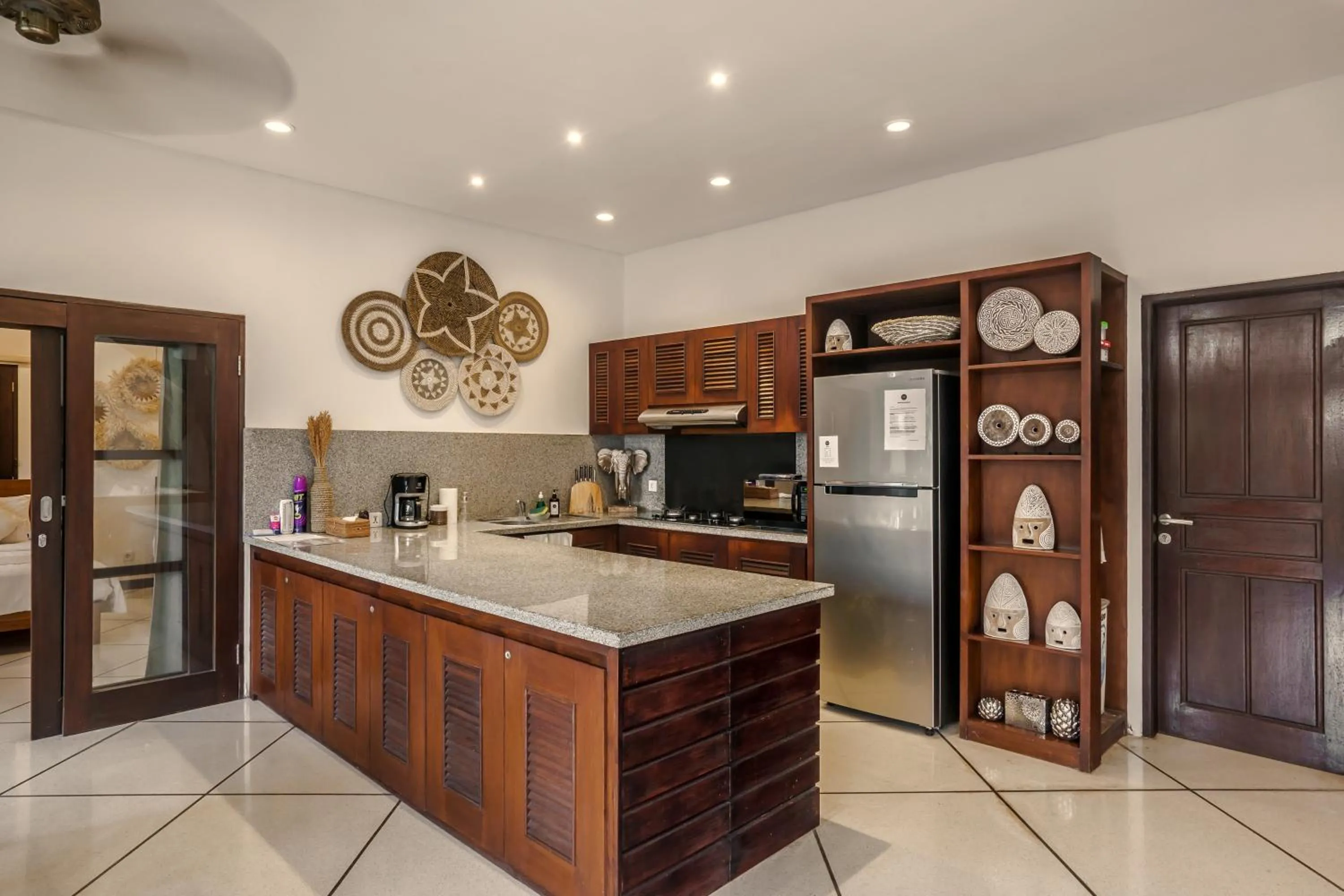 Kitchen or kitchenette in Villa Gading by Alfred in Bali