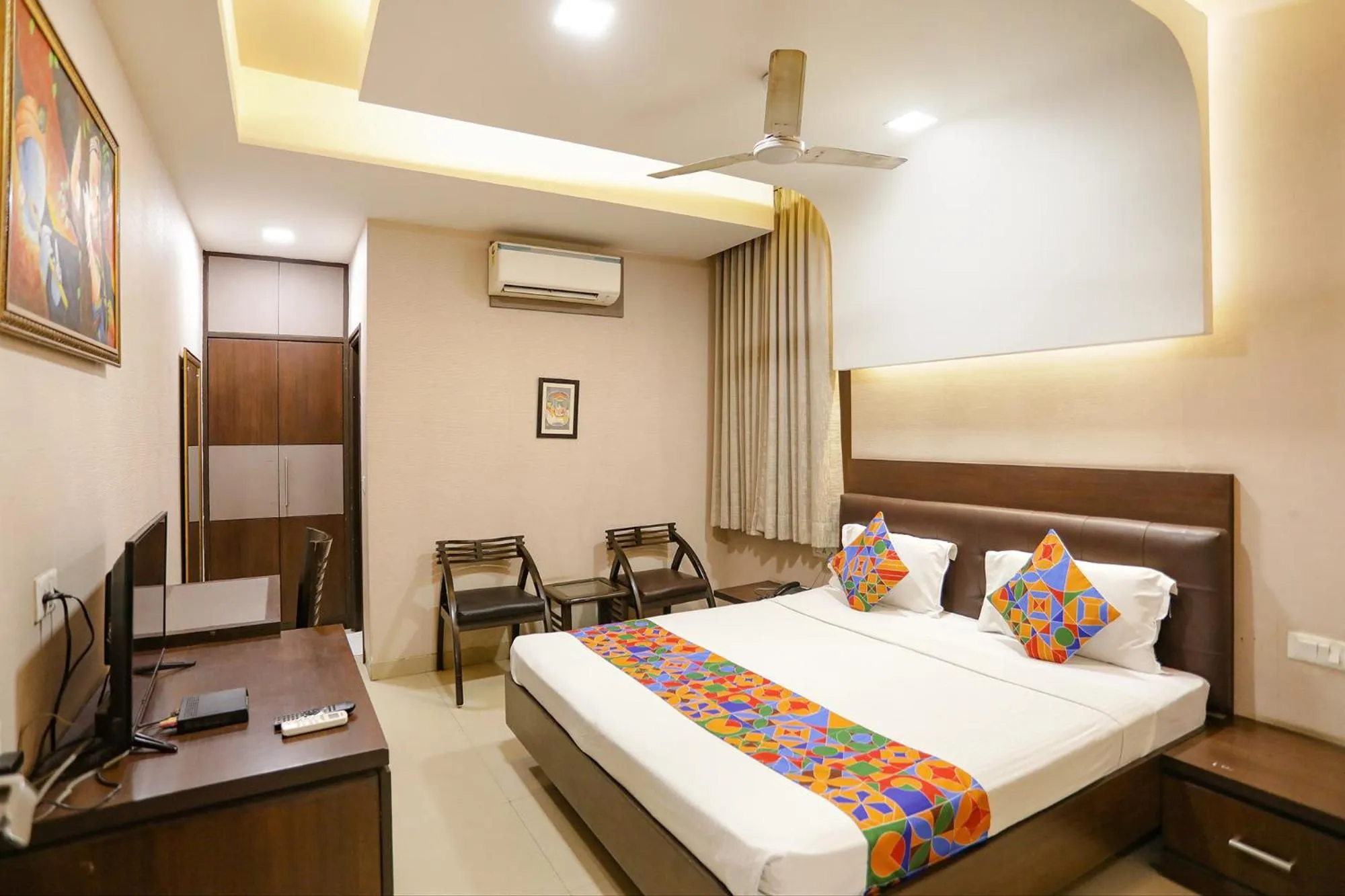 Bed in FabHotel Grand Olive