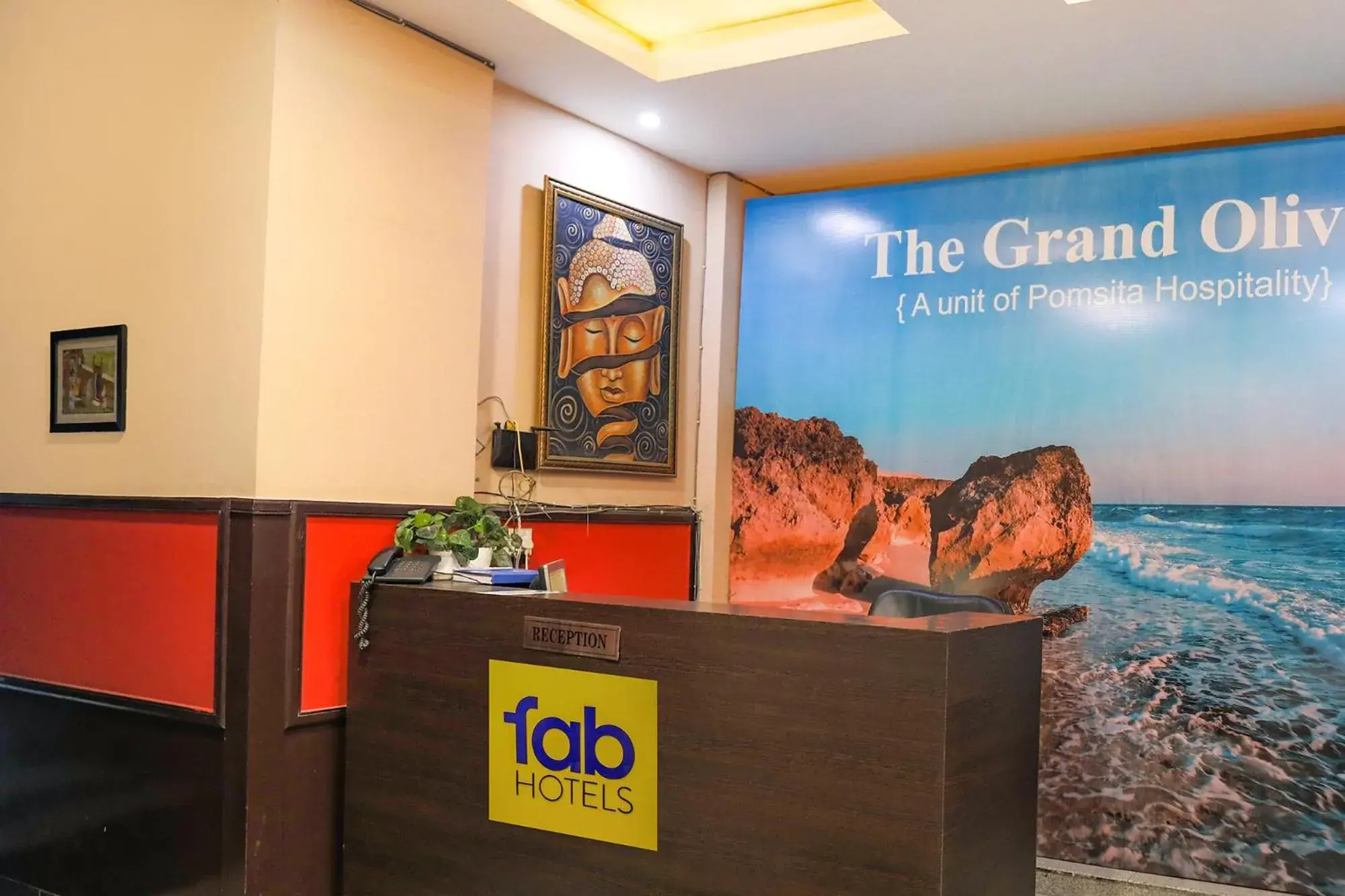 Lobby or reception in FabHotel Grand Olive Lobby or reception in FabHotel Grand Olive