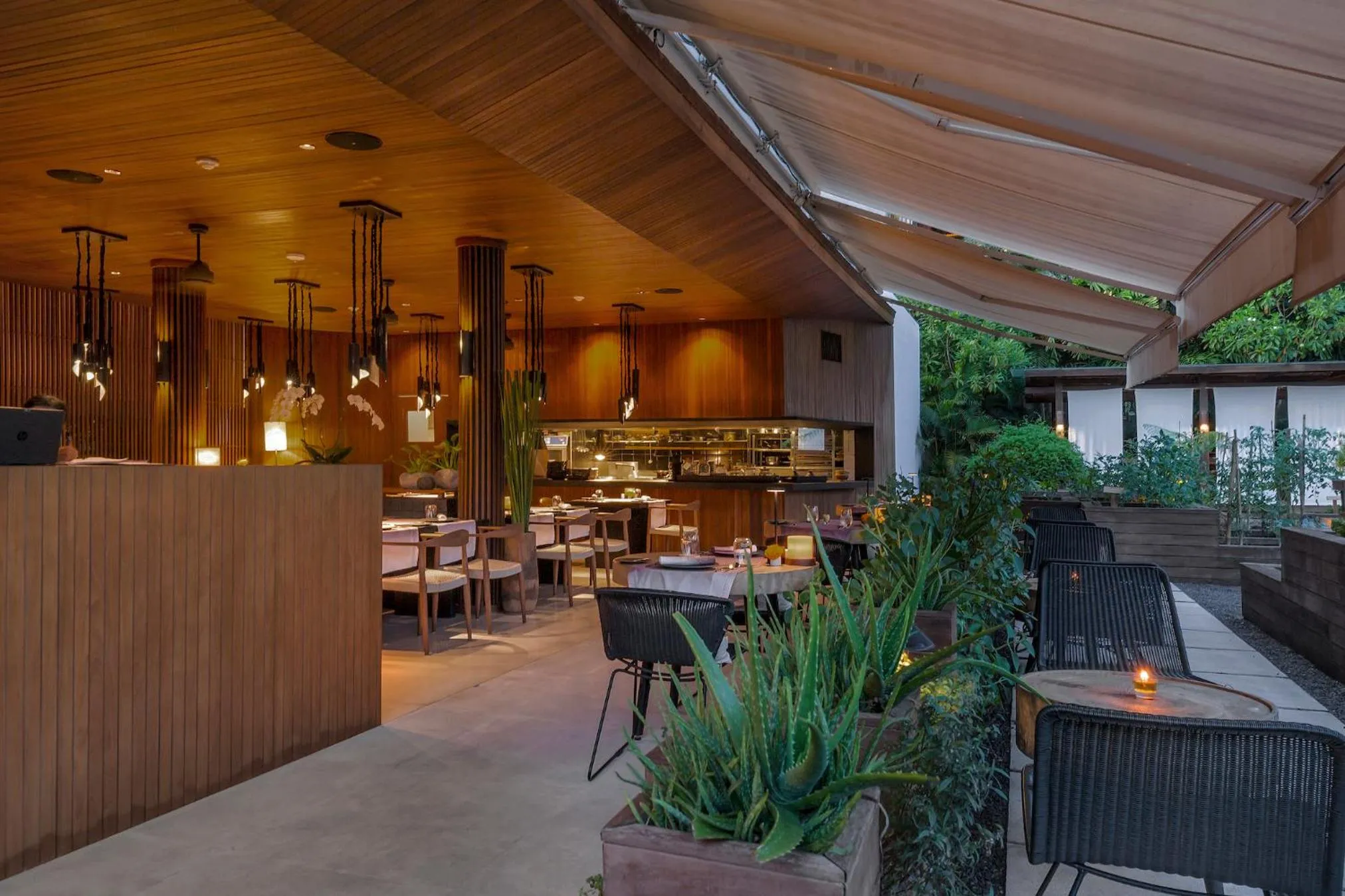 Dining area in Bisma Eight Villas