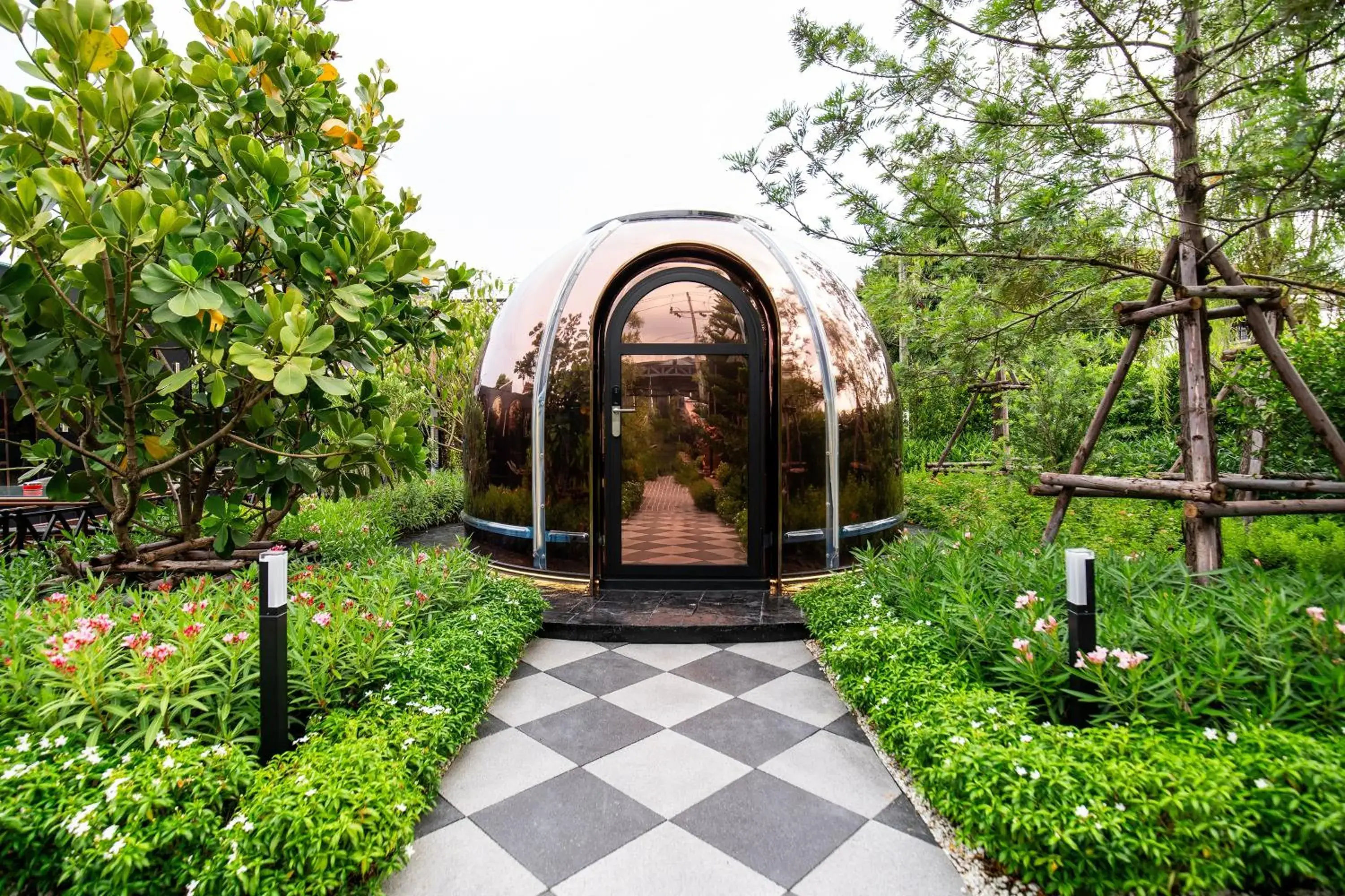 Garden view in The One Smart Living Garden view in The One Smart Living