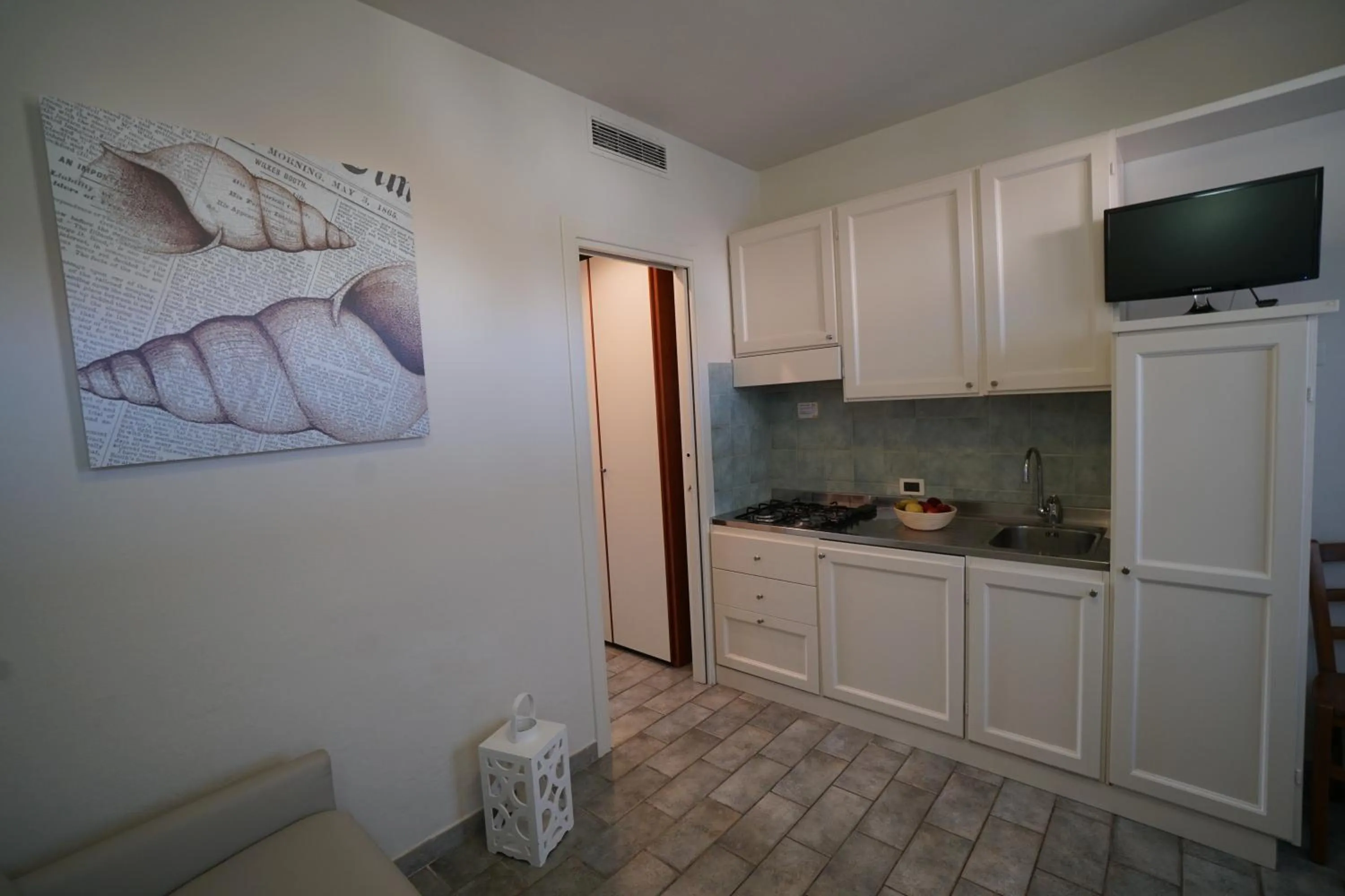 Kitchen or kitchenette in Hotel Residence La Ventola
