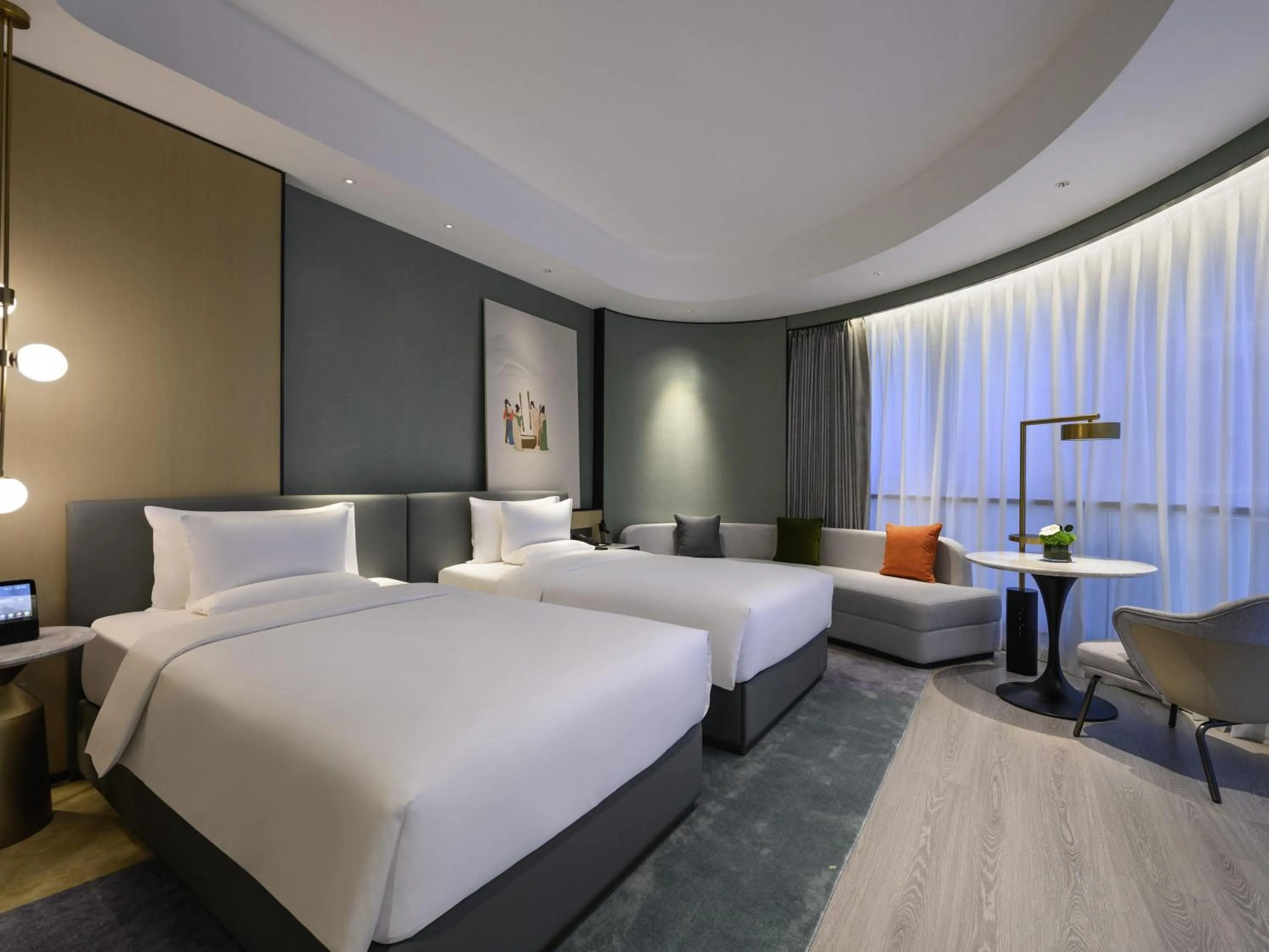 Bedroom, Bed in Novotel Shanghai Caohejing