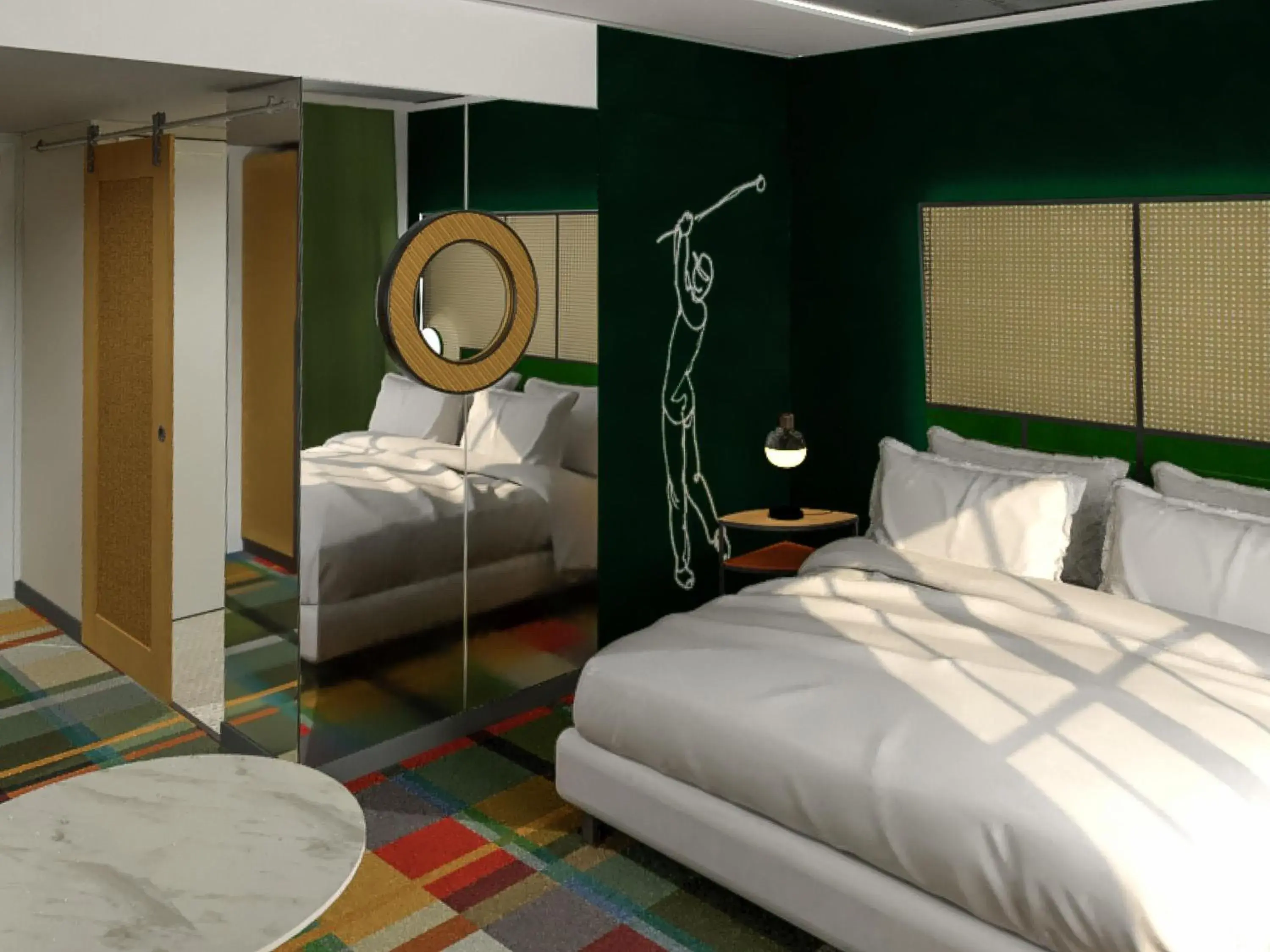 Bedroom, Bed in Mercure Hôtel Le Touquet Bedroom, Bed in Mercure Hôtel Le Touquet