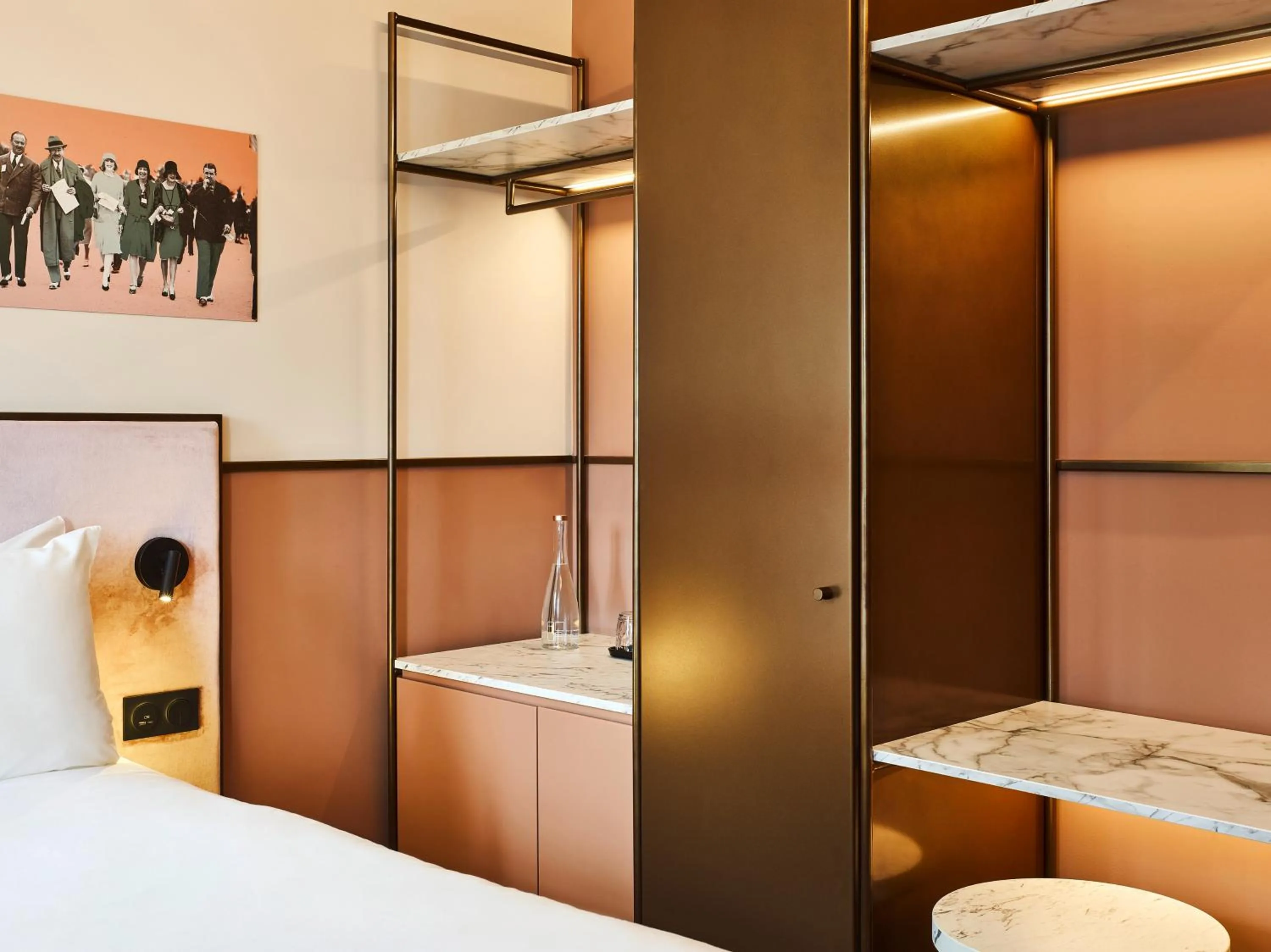 Decorative detail, Bed in TRIBE Hôtel Le Touquet