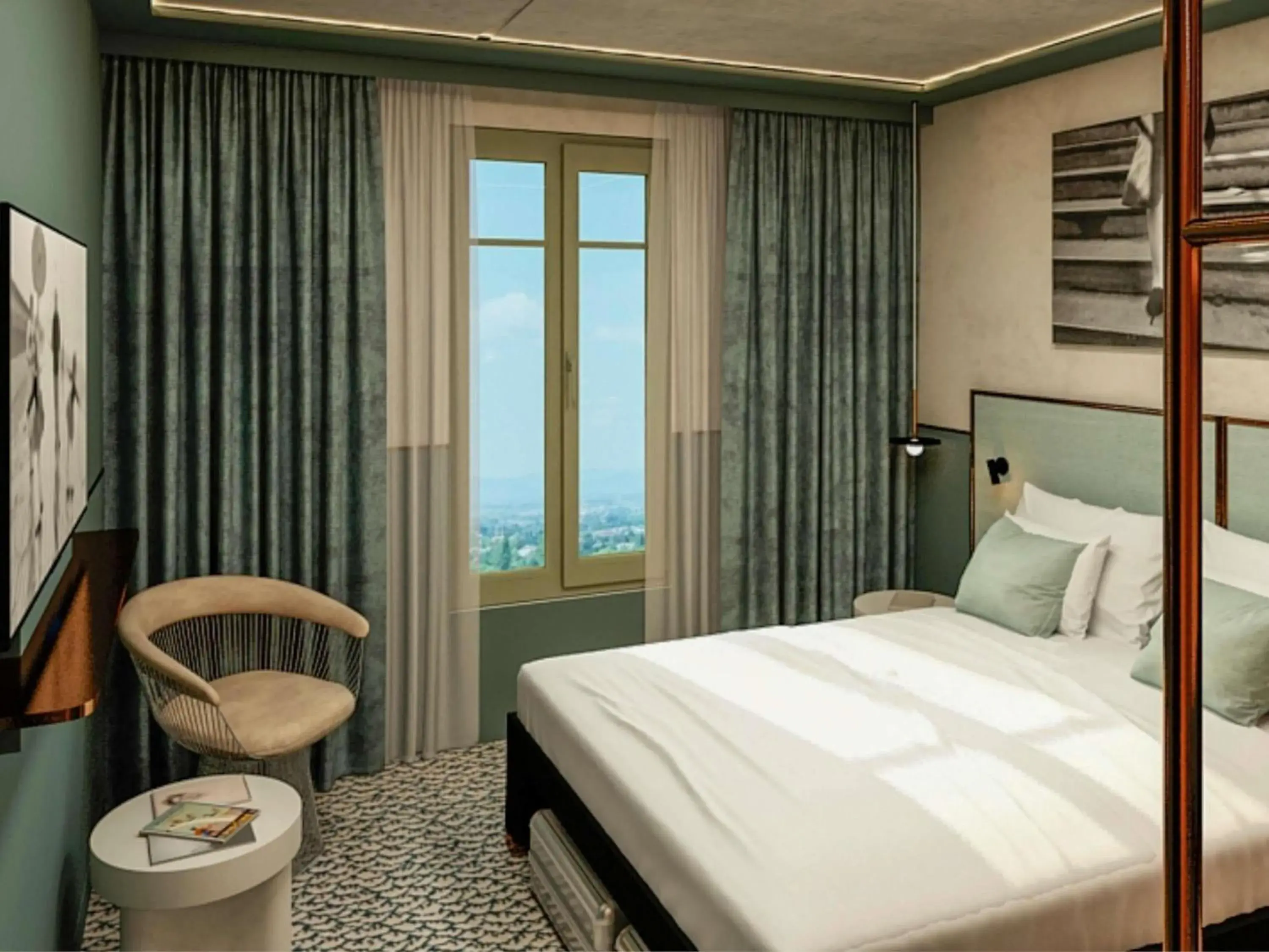 Bedroom, Bed in TRIBE Hôtel Le Touquet Bedroom, Bed in TRIBE Hôtel Le Touquet