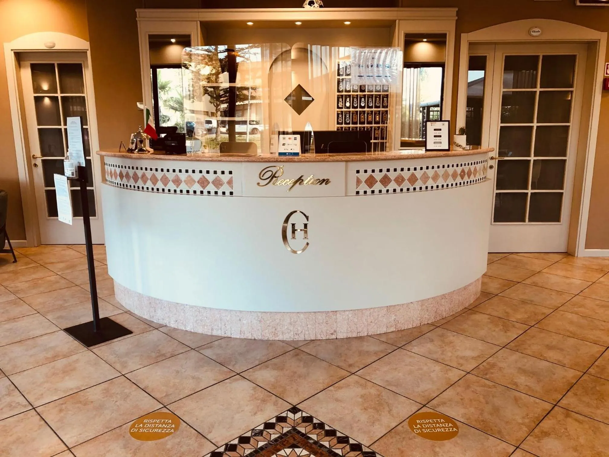 Lobby or reception in Hotel Duca Della Corgna