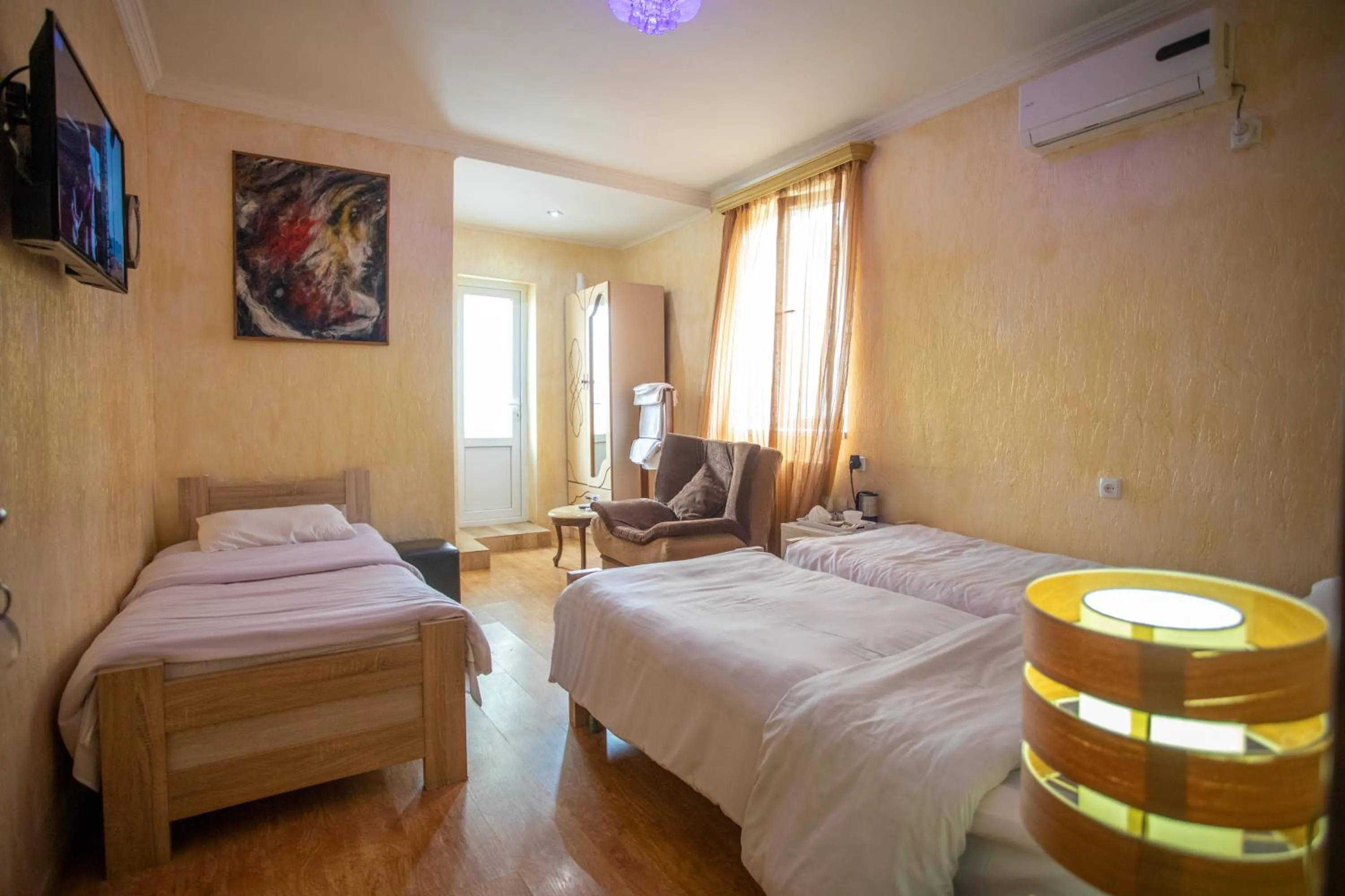 Bed in HOTEl MKUDRO