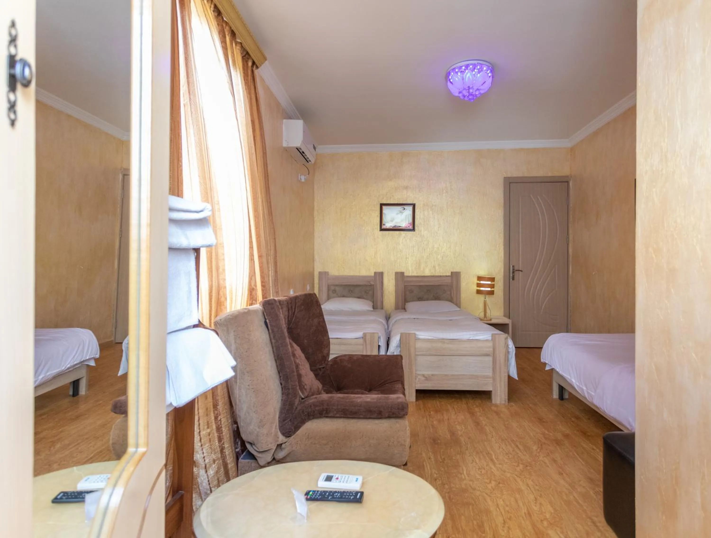 Bed in HOTEl MKUDRO
