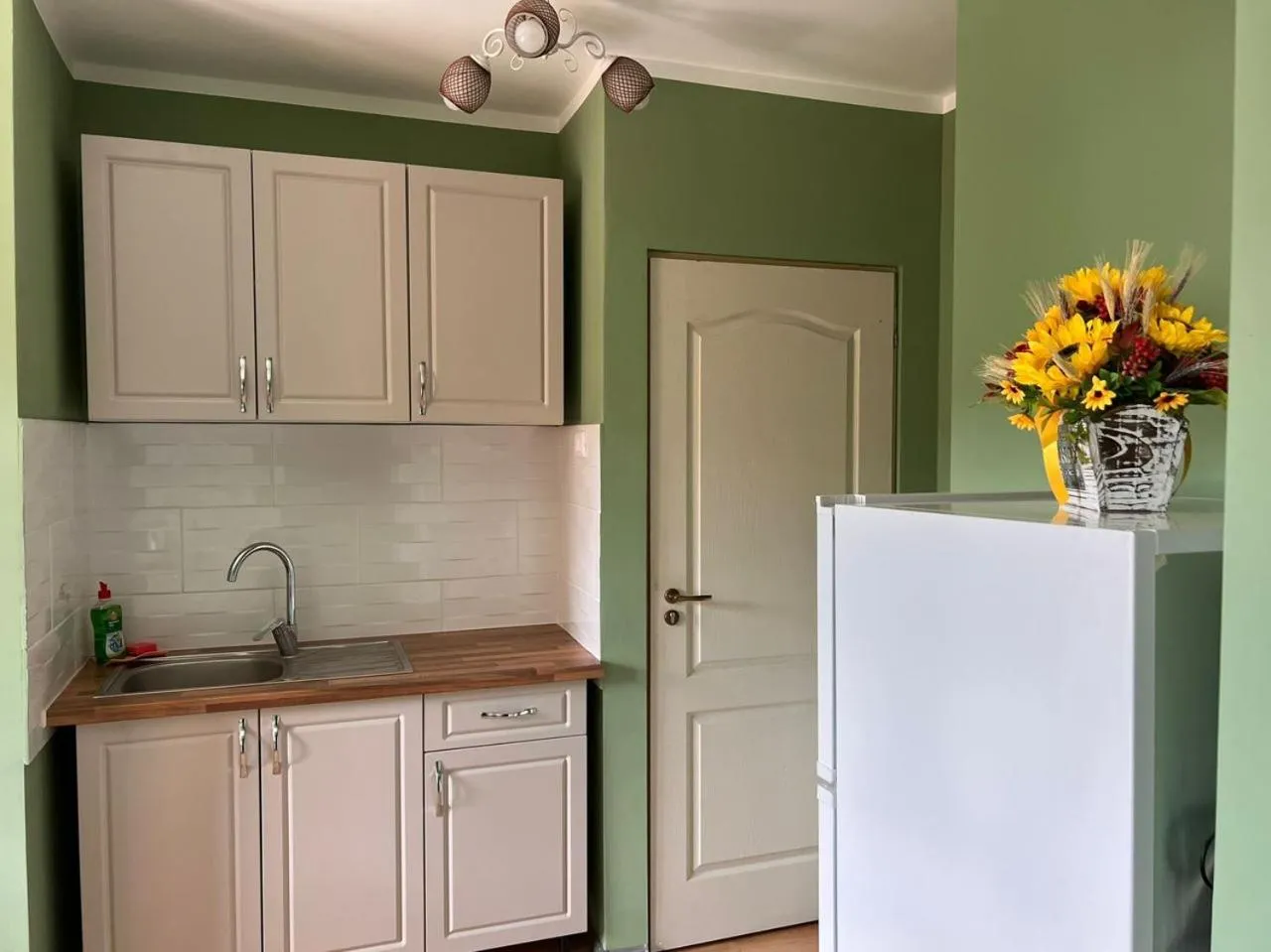 Kitchen or kitchenette in Premont Studios Ghimbav