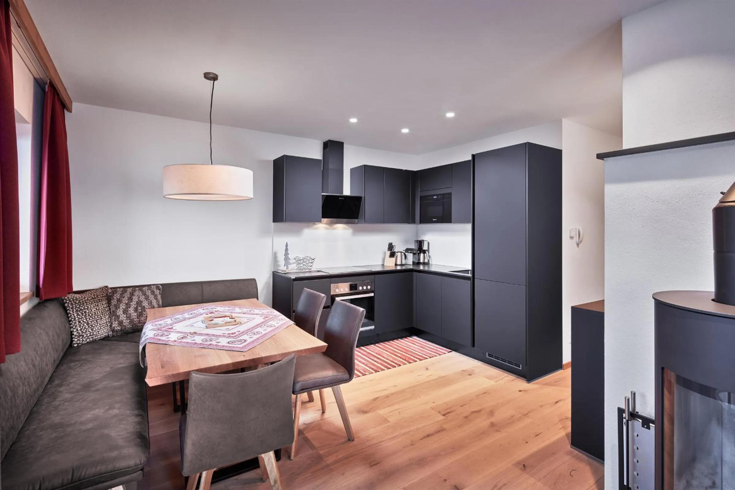 Kitchen or kitchenette in Alpin Residenzen Buchensteinwand St. Ulrich by Alpina-Holiday