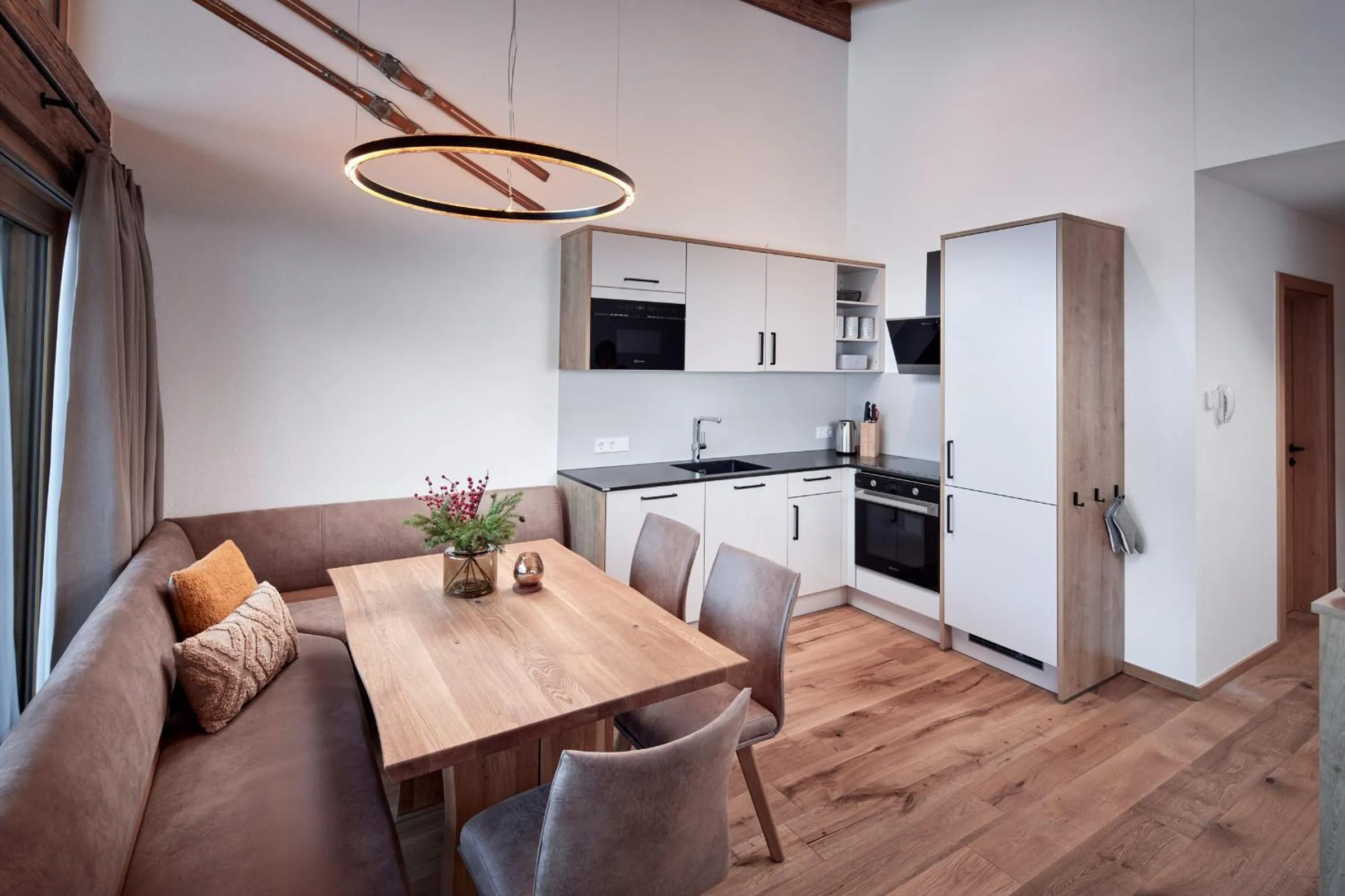 Kitchen or kitchenette in Alpin Residenzen Buchensteinwand St. Ulrich by Alpina-Holiday