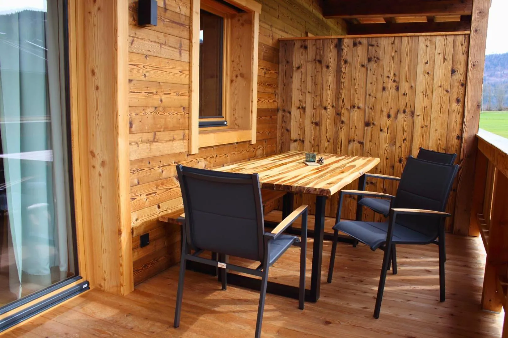 Balcony/Terrace in Alpin Residenzen Buchensteinwand St. Ulrich by Alpina-Holiday