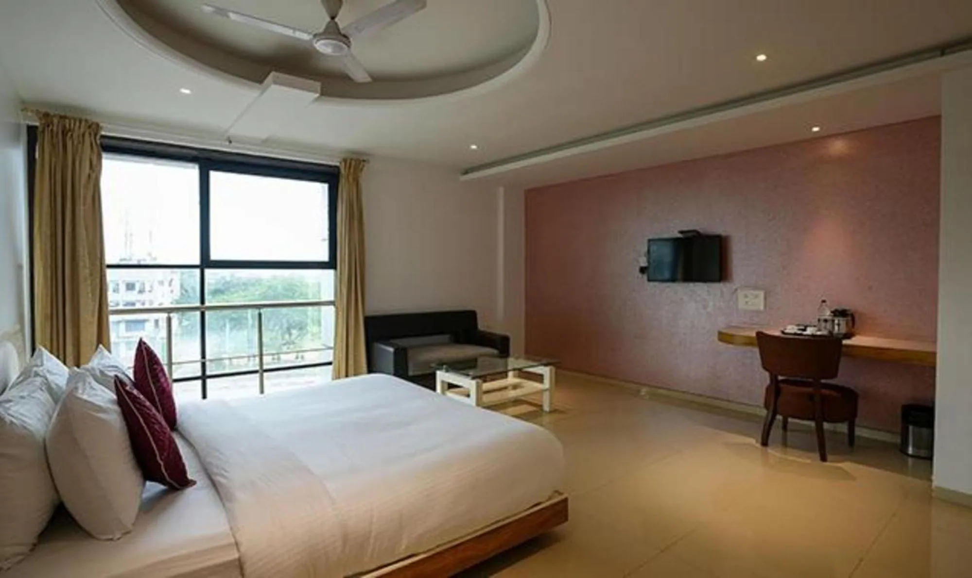 Bed in FabHotel Prime Rester Select - in chakan