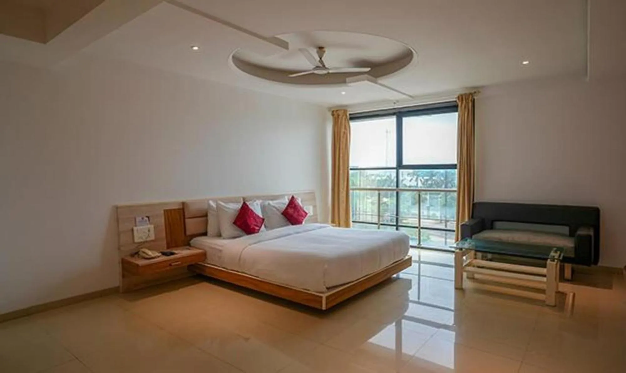 Bed in FabHotel Prime Rester Select - in chakan