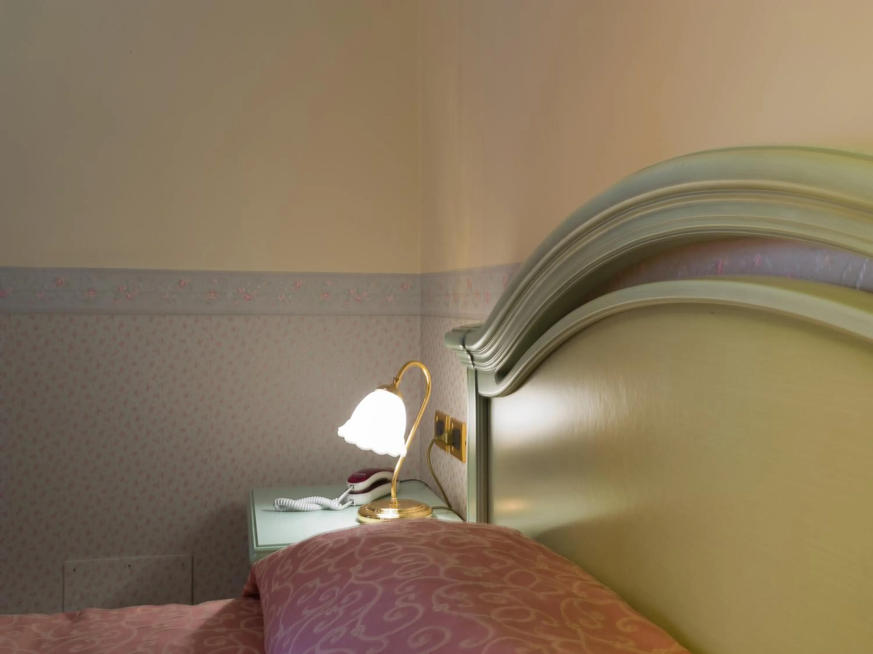 Decorative detail, Bed in Hotel Louis II