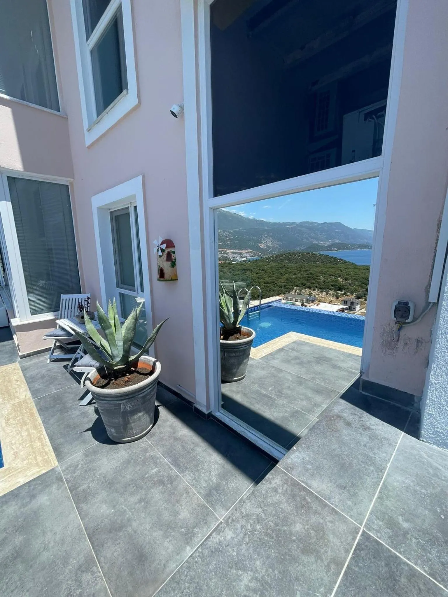 Pool view in VİLLA ÇAPA