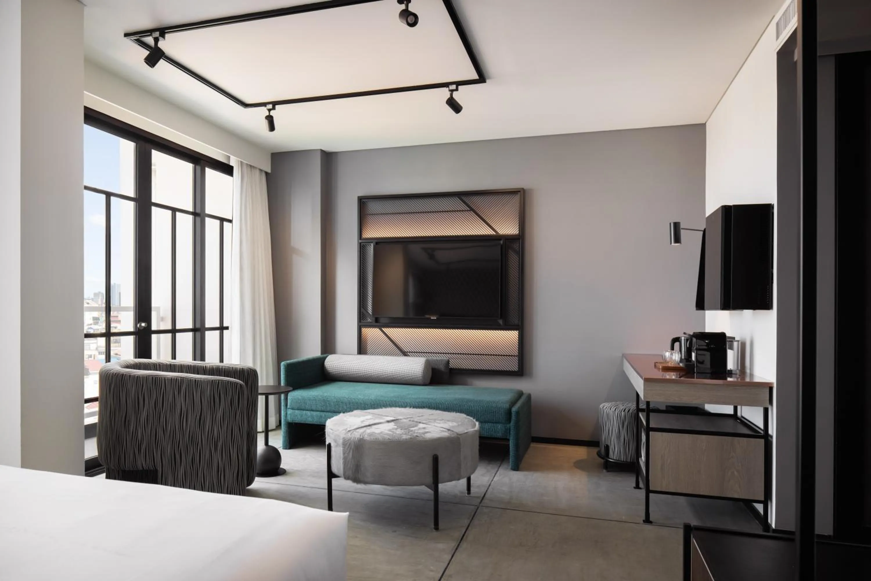 Bedroom, Bed in TRIBE Phnom Penh Post Office