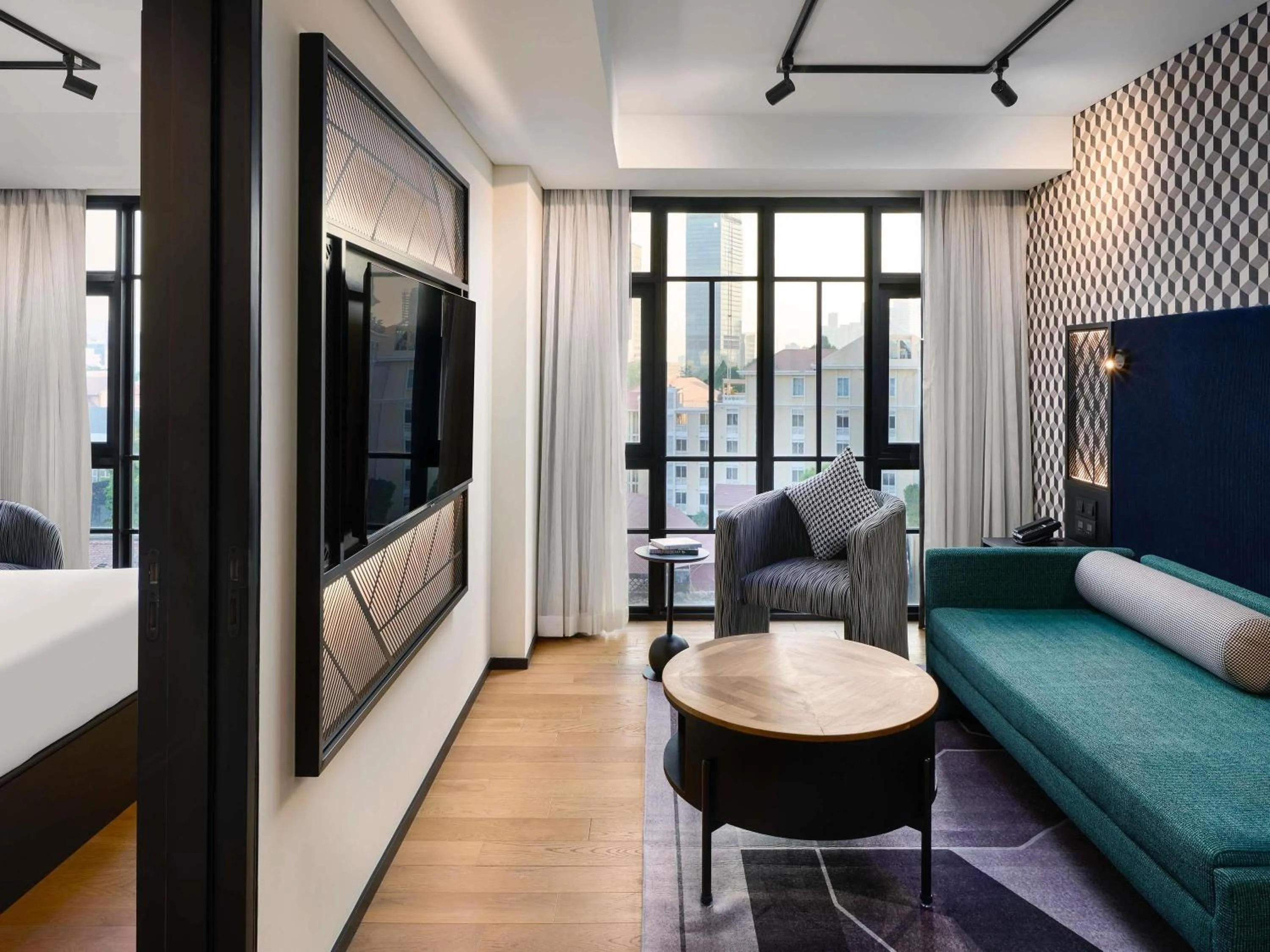 Bedroom, Bed in TRIBE Phnom Penh Post Office