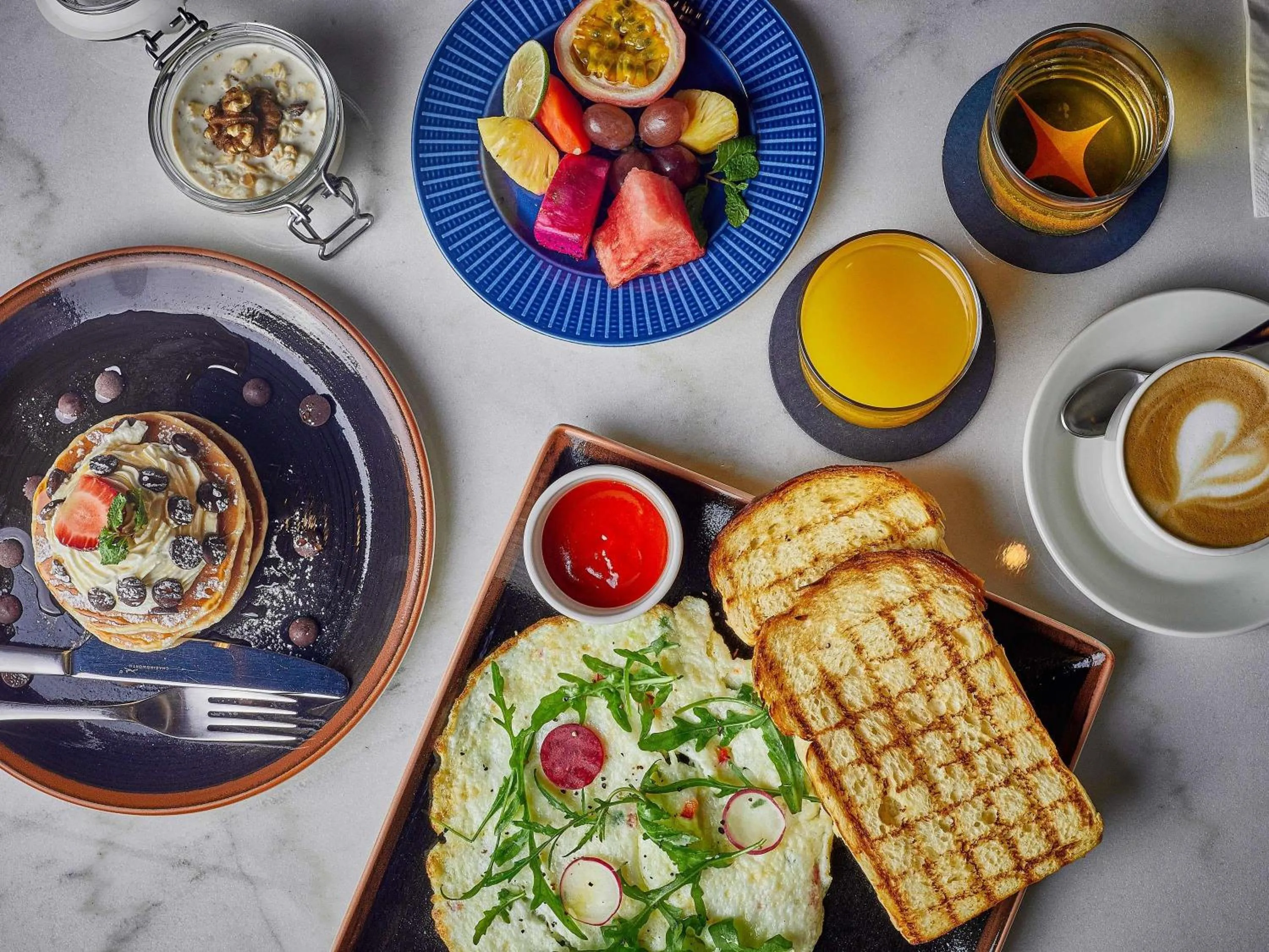 Breakfast in TRIBE Phnom Penh Post Office