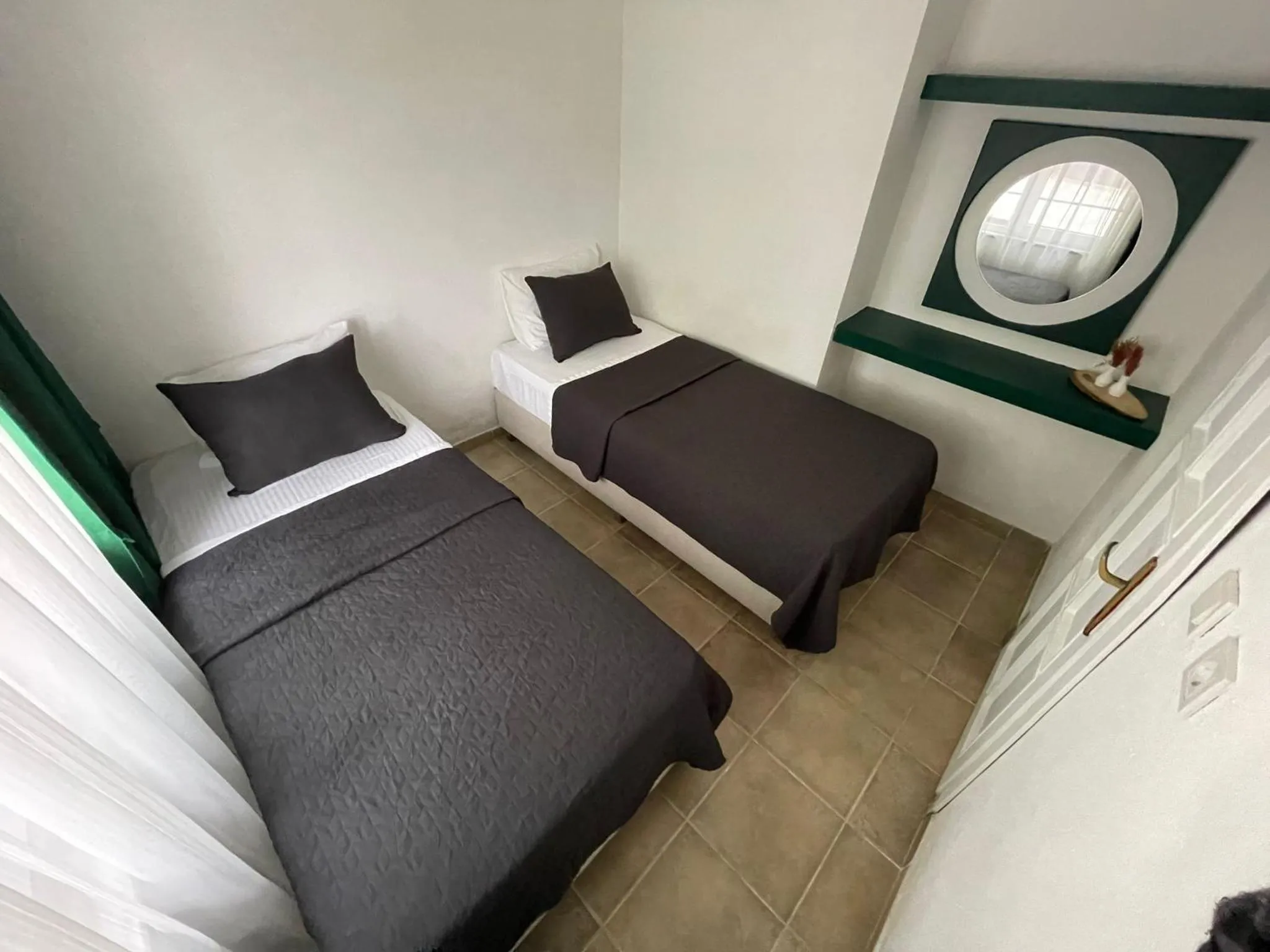 Bed in KİRAZ BEACH OTEL