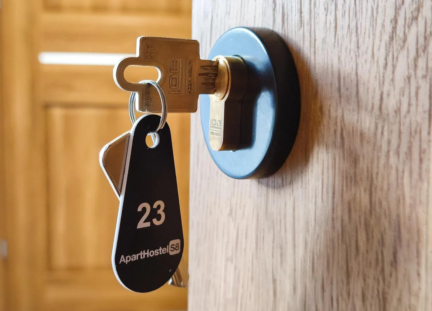 Logo/Certificate/Sign in Apart Hostel S8