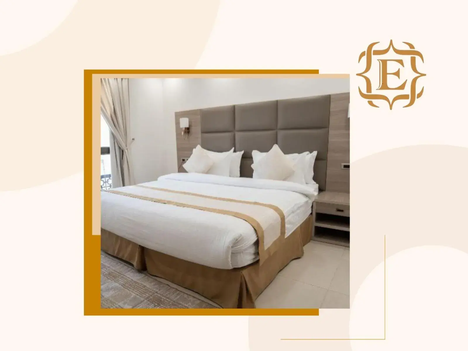 Bed in فندق جولدن إيليت Golden Elite Hotel Bed in فندق جولدن إيليت Golden Elite Hotel