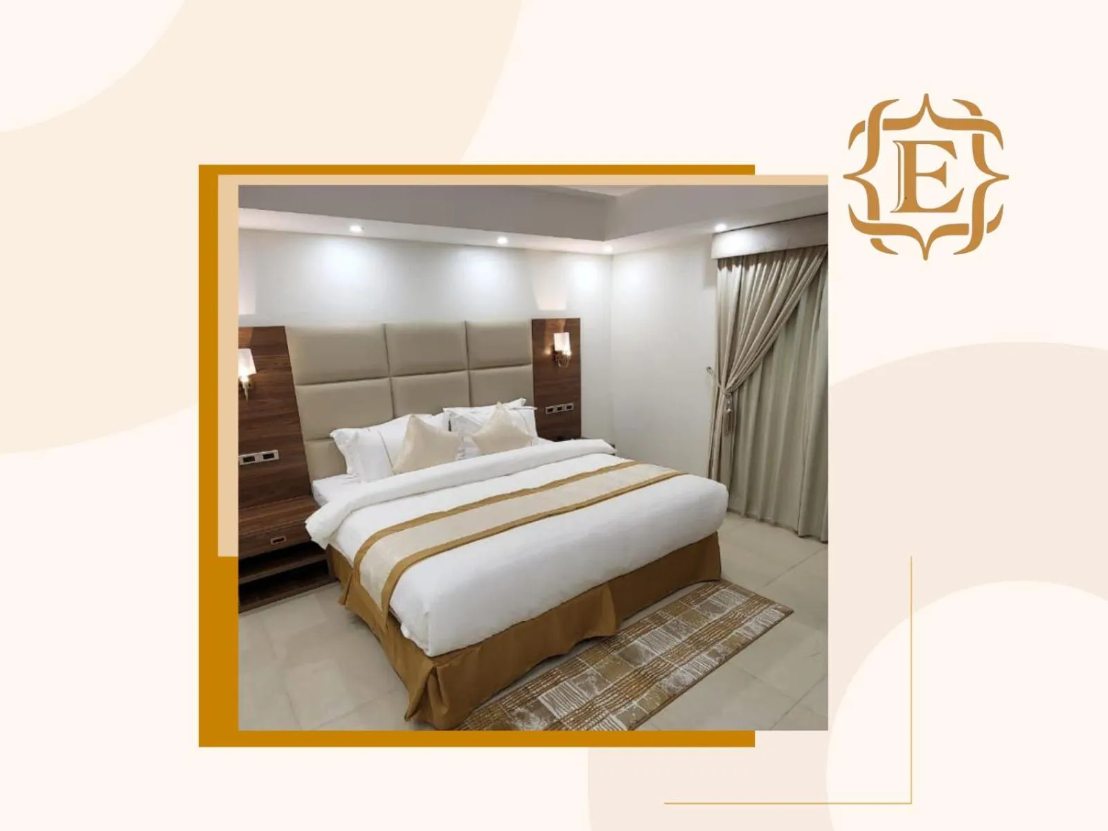 Bed in فندق جولدن إيليت Golden Elite Hotel