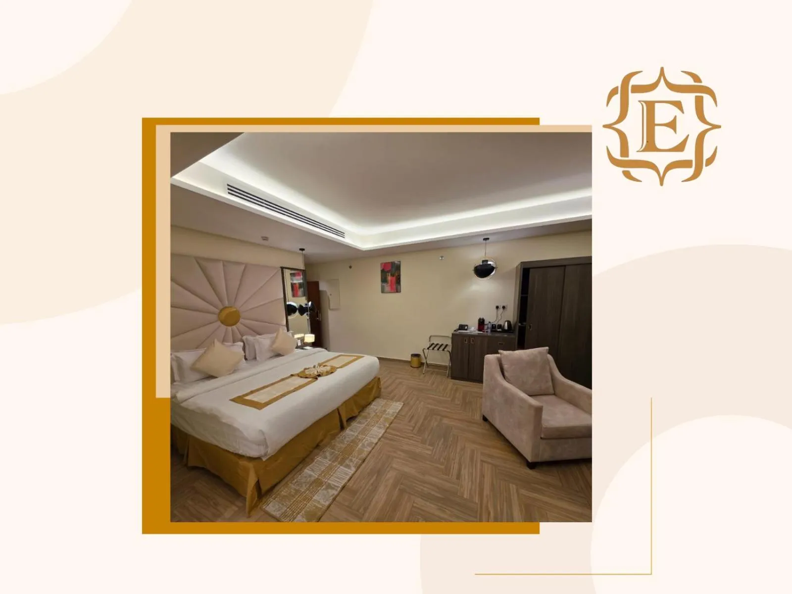 Bed in فندق جولدن إيليت Golden Elite Hotel