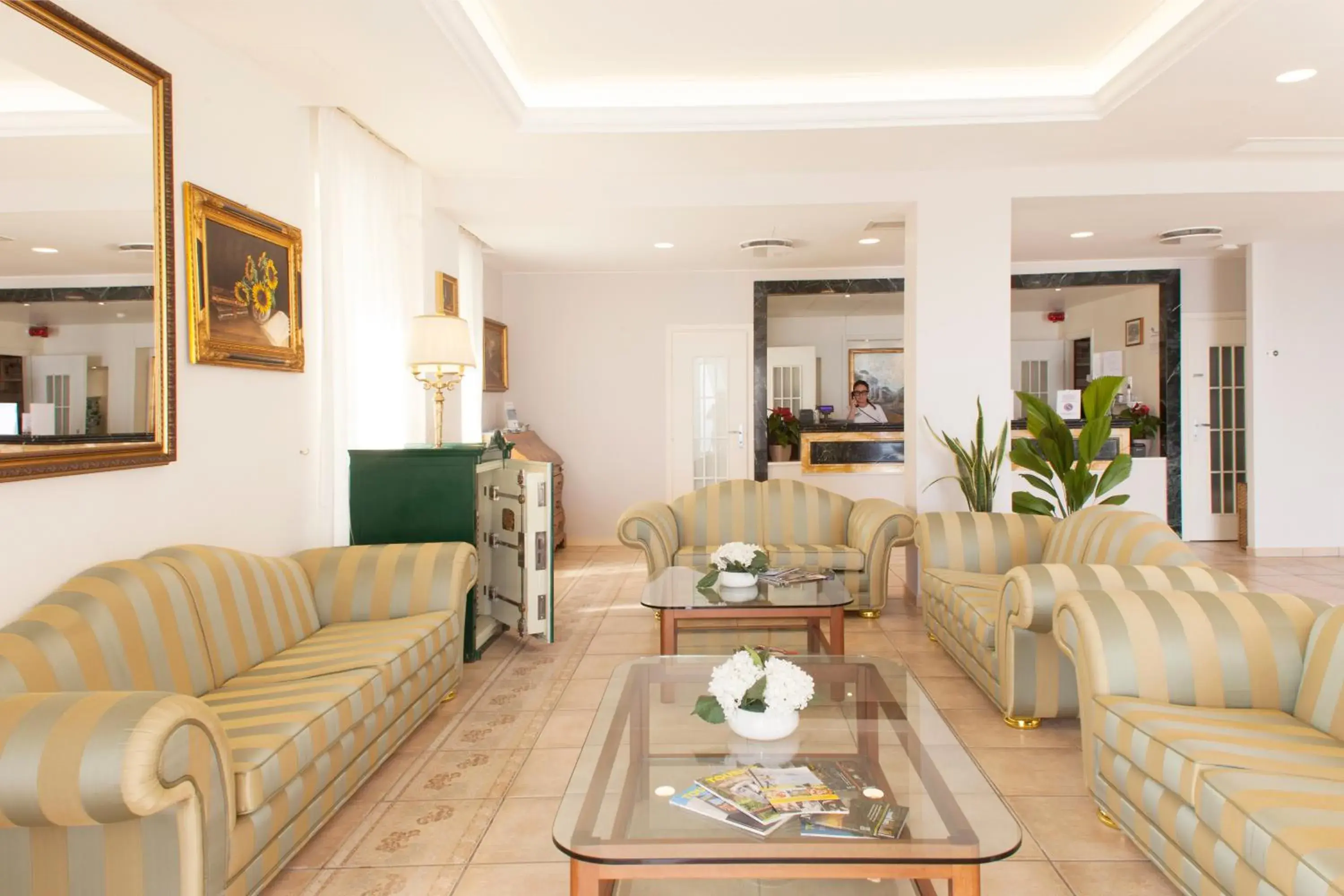 Lobby or reception in Baia D'Argento Lobby or reception in Baia D'Argento