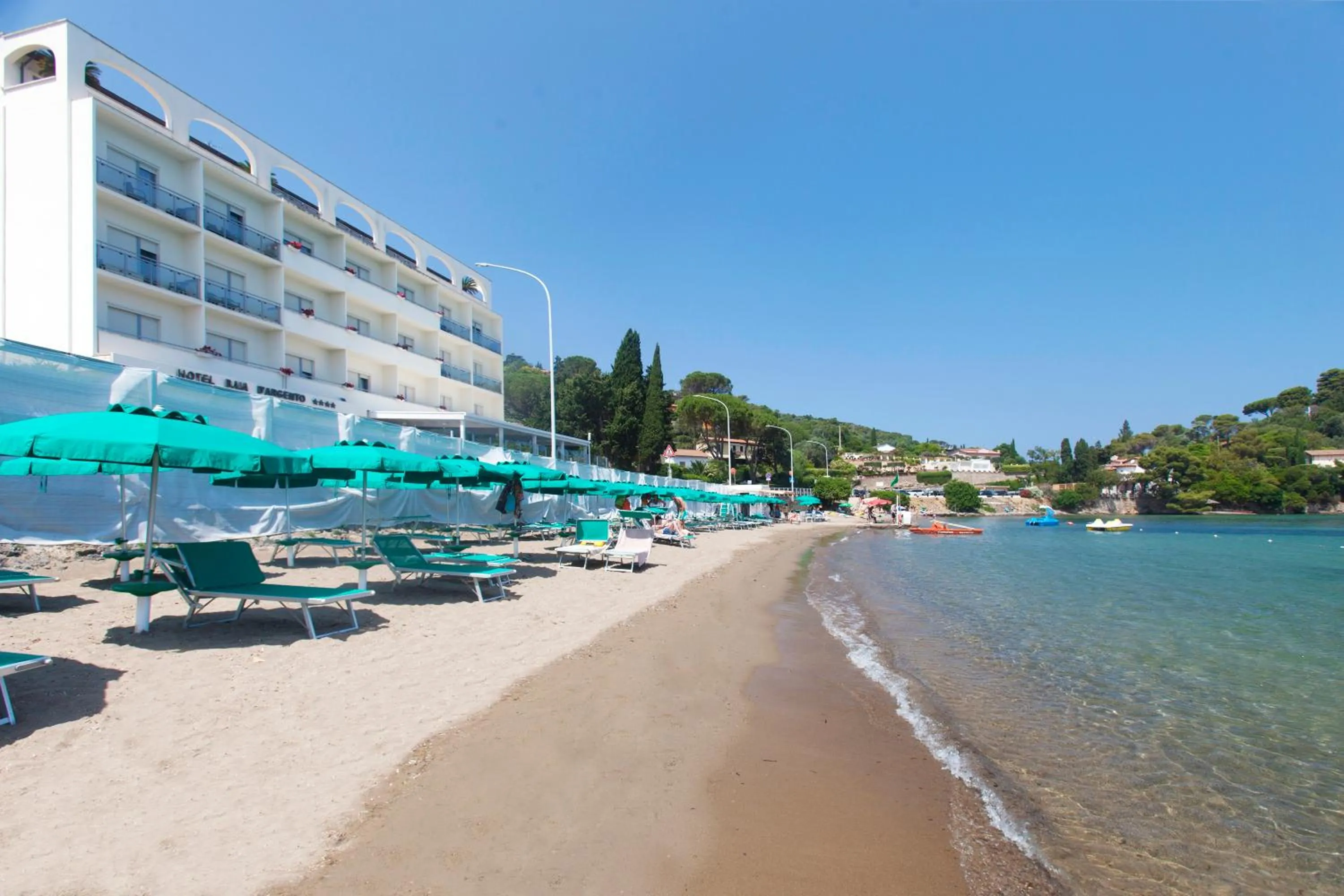 Beach in Baia D'Argento