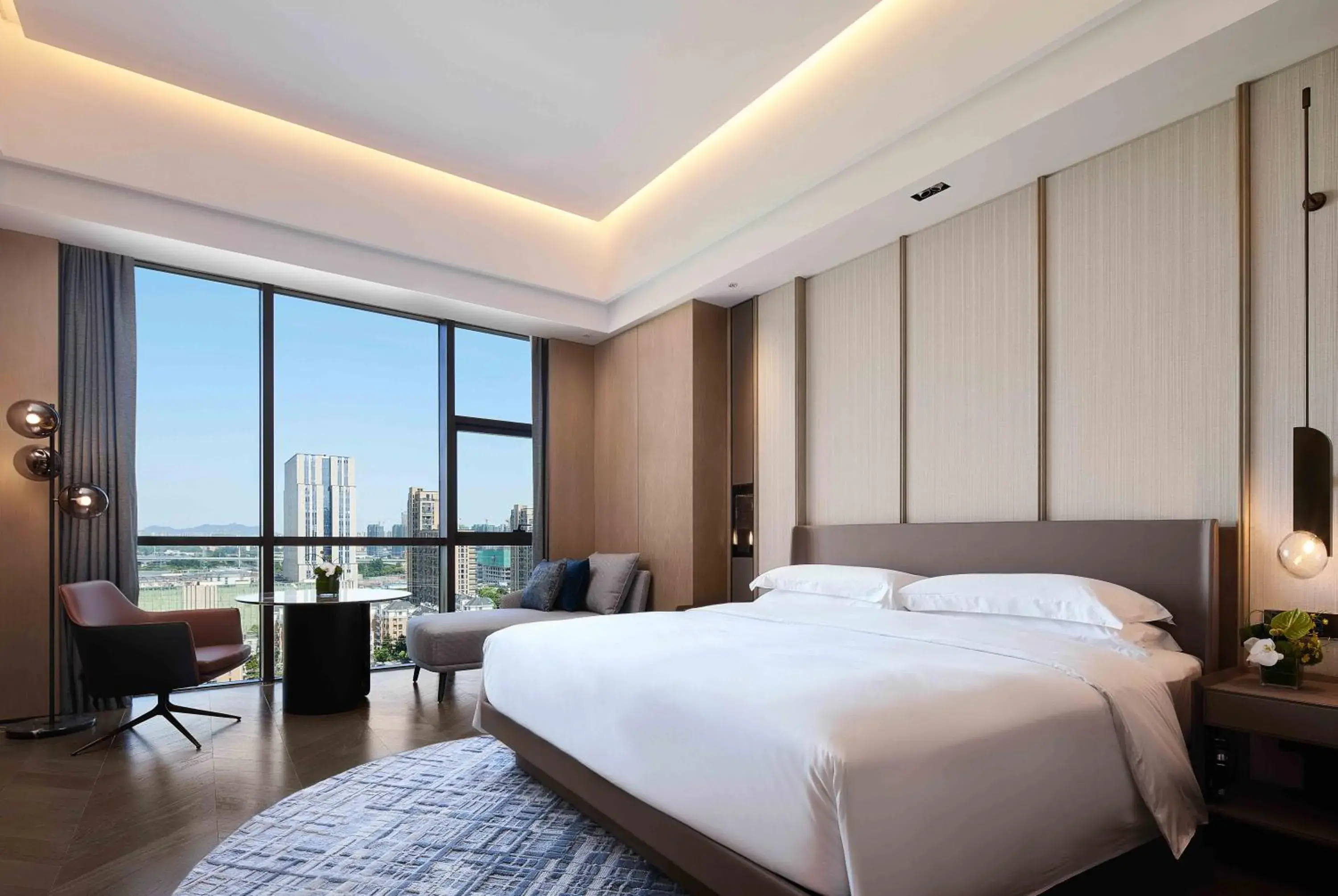 City view, Bed in InterContinental Hangzhou Liangzhu by IHG City view, Bed in InterContinental Hangzhou Liangzhu by IHG
