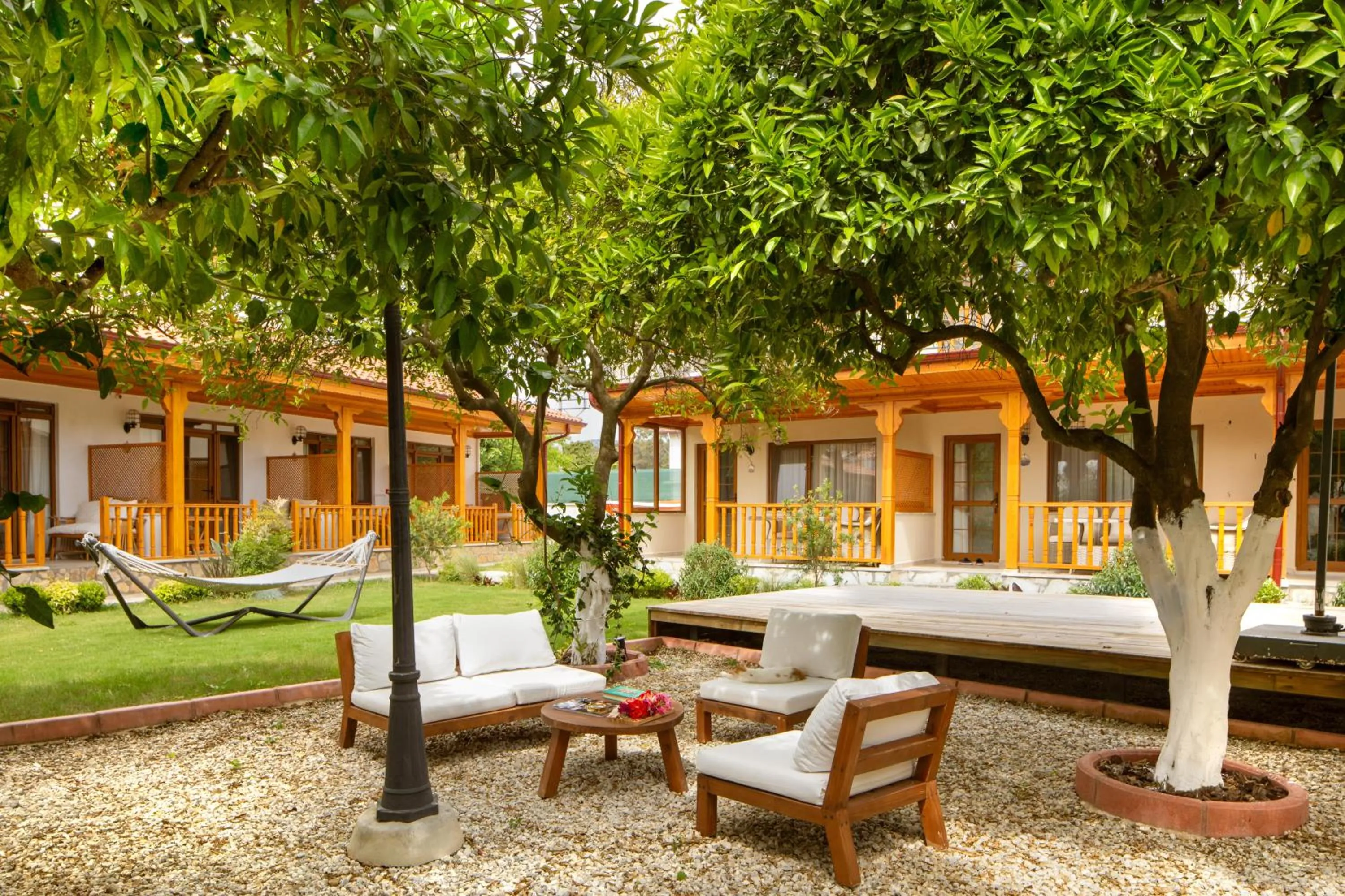 Garden in Orange Garden Hotel Akyaka