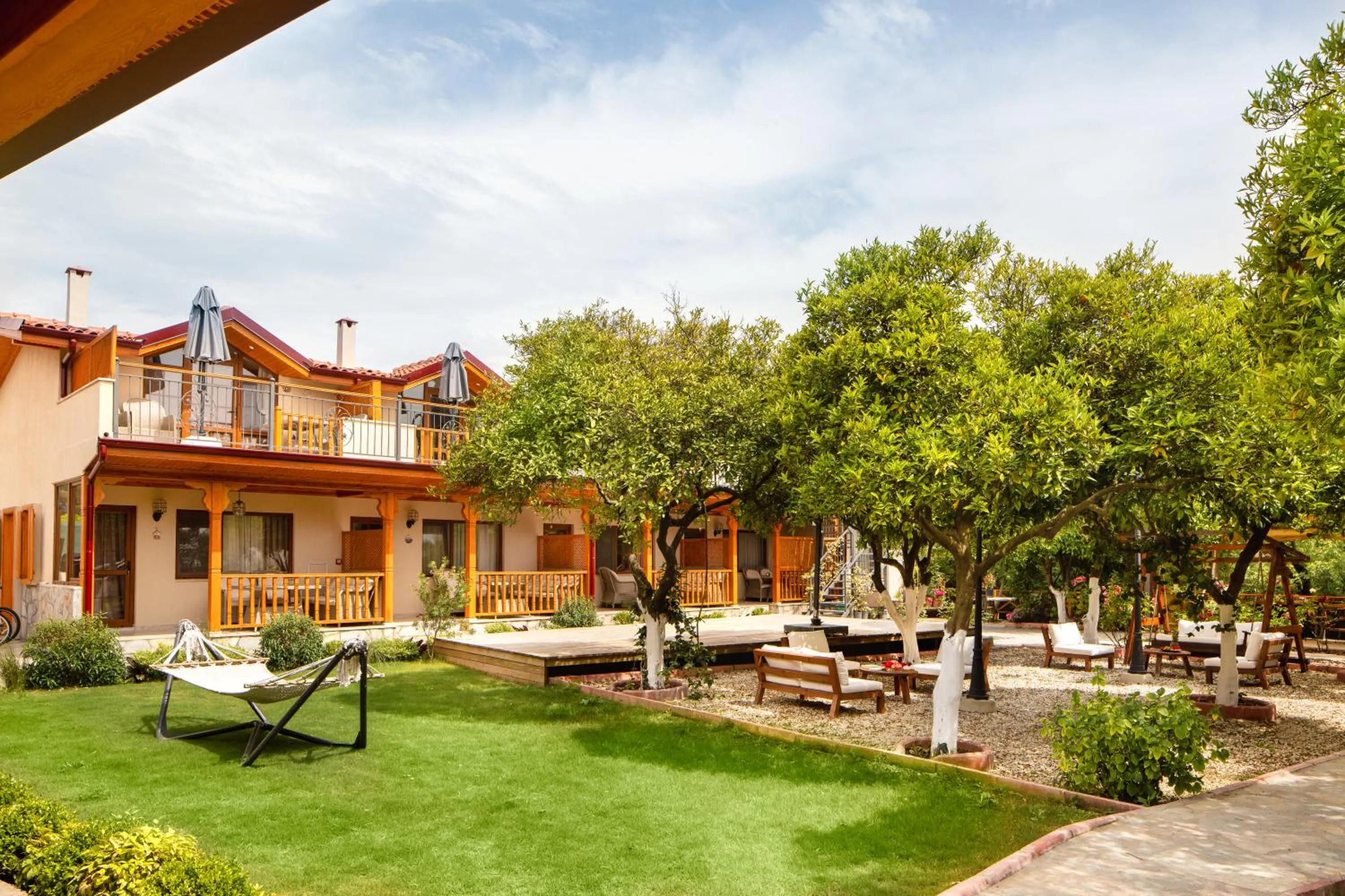 Property building in Orange Garden Hotel Akyaka