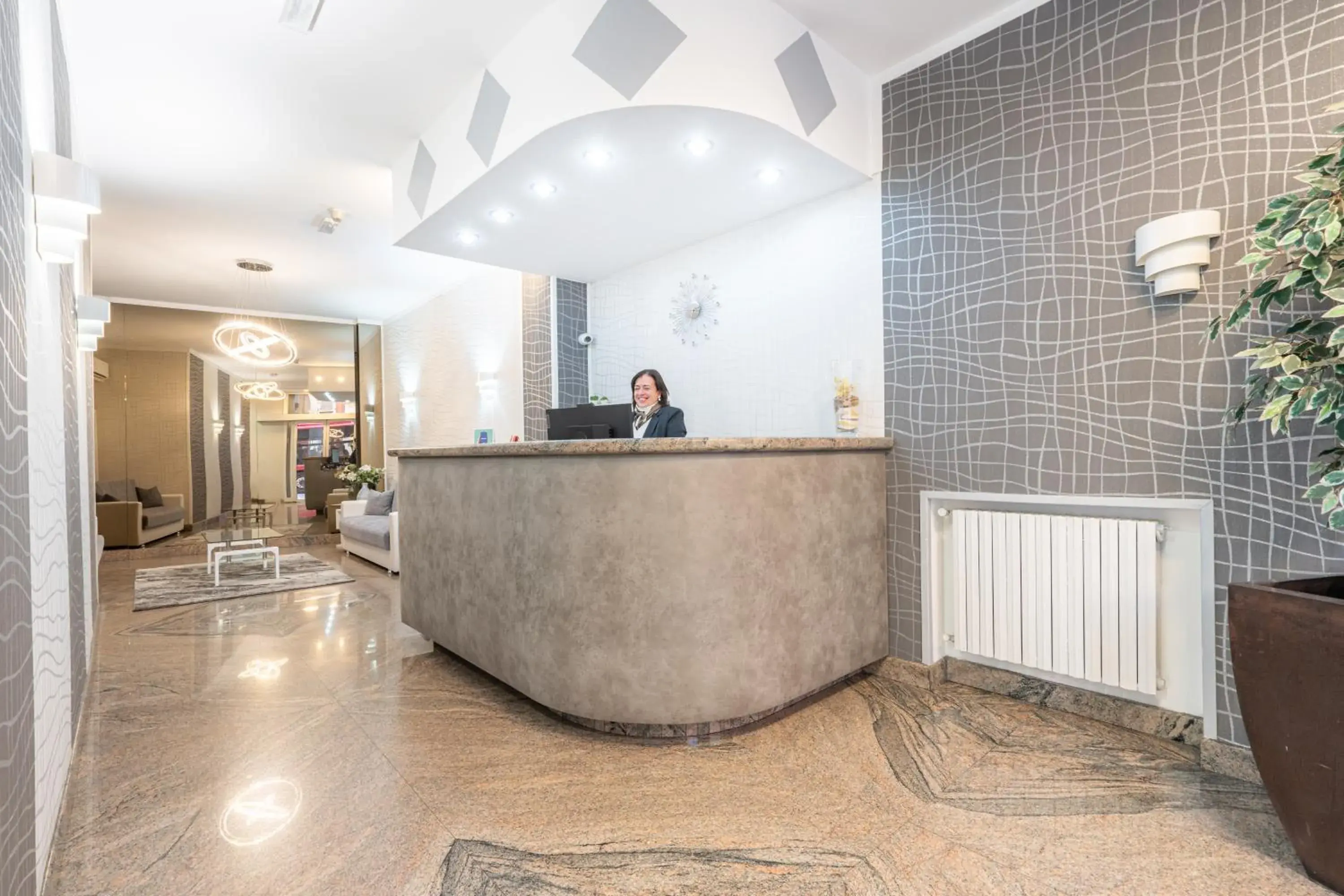 Lobby or reception in Hotel Donatello Lobby or reception in Hotel Donatello