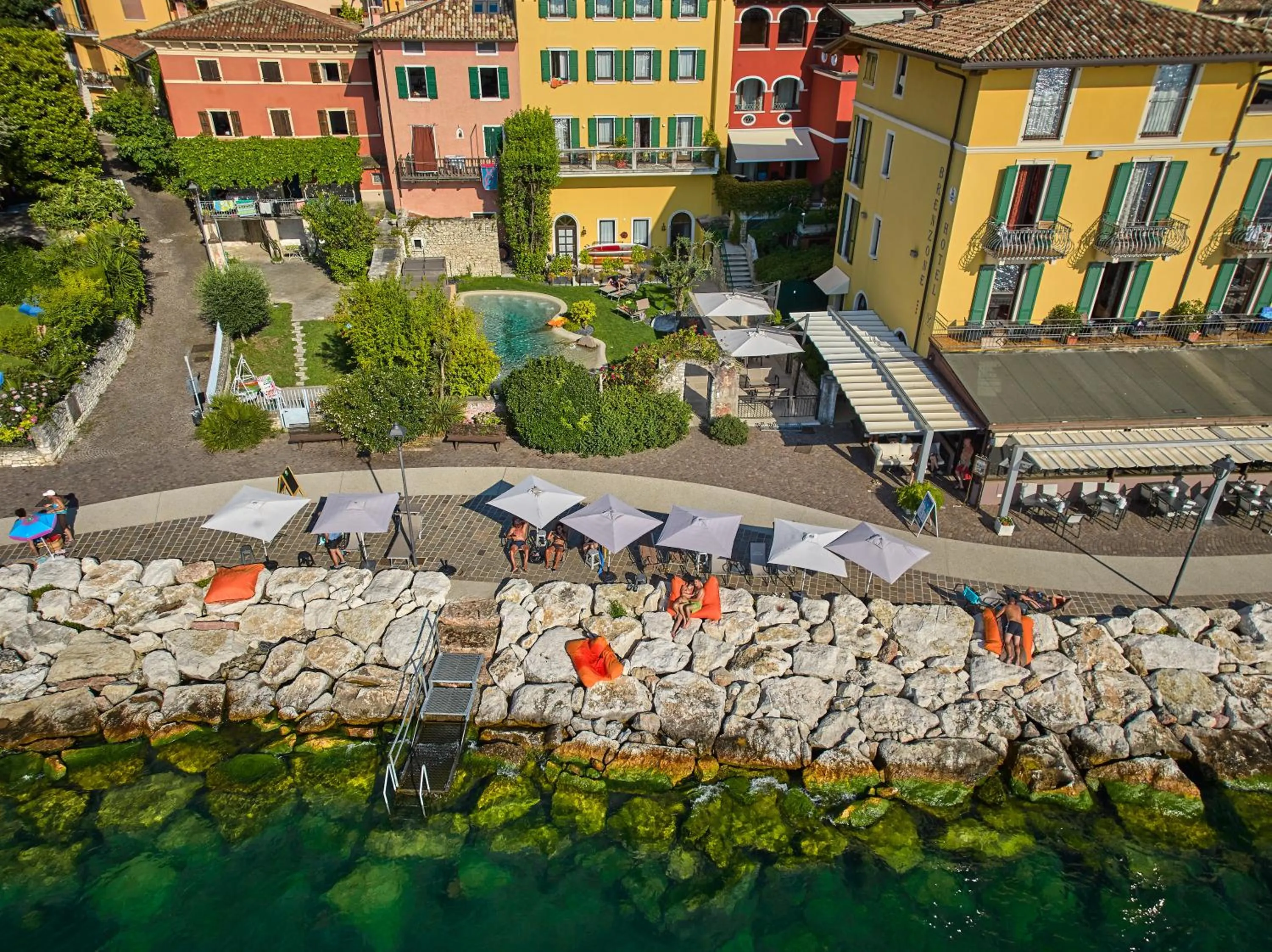 Property building in Lake Front Hotel Brenzone