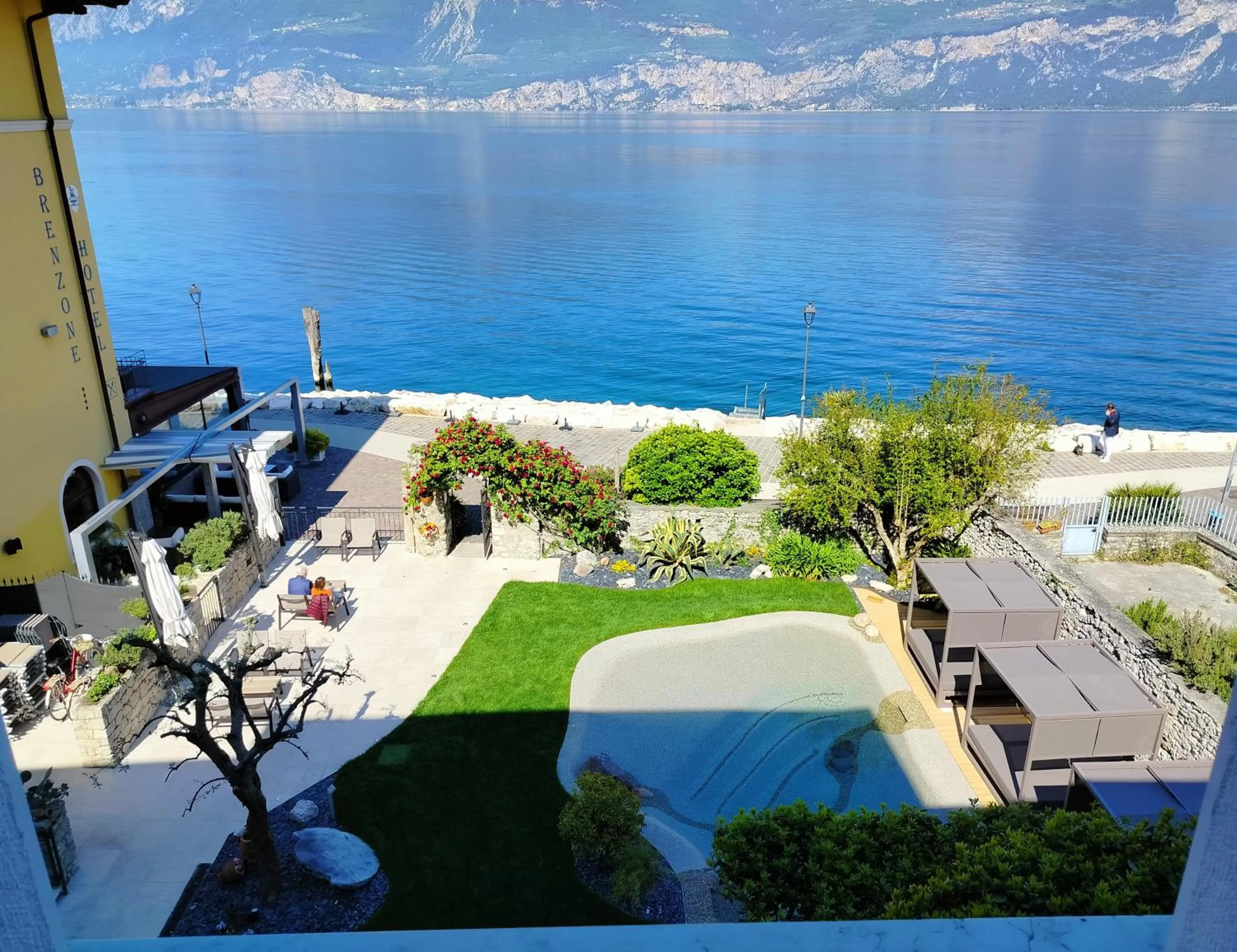 View (from property/room) in Lake Front Hotel Brenzone