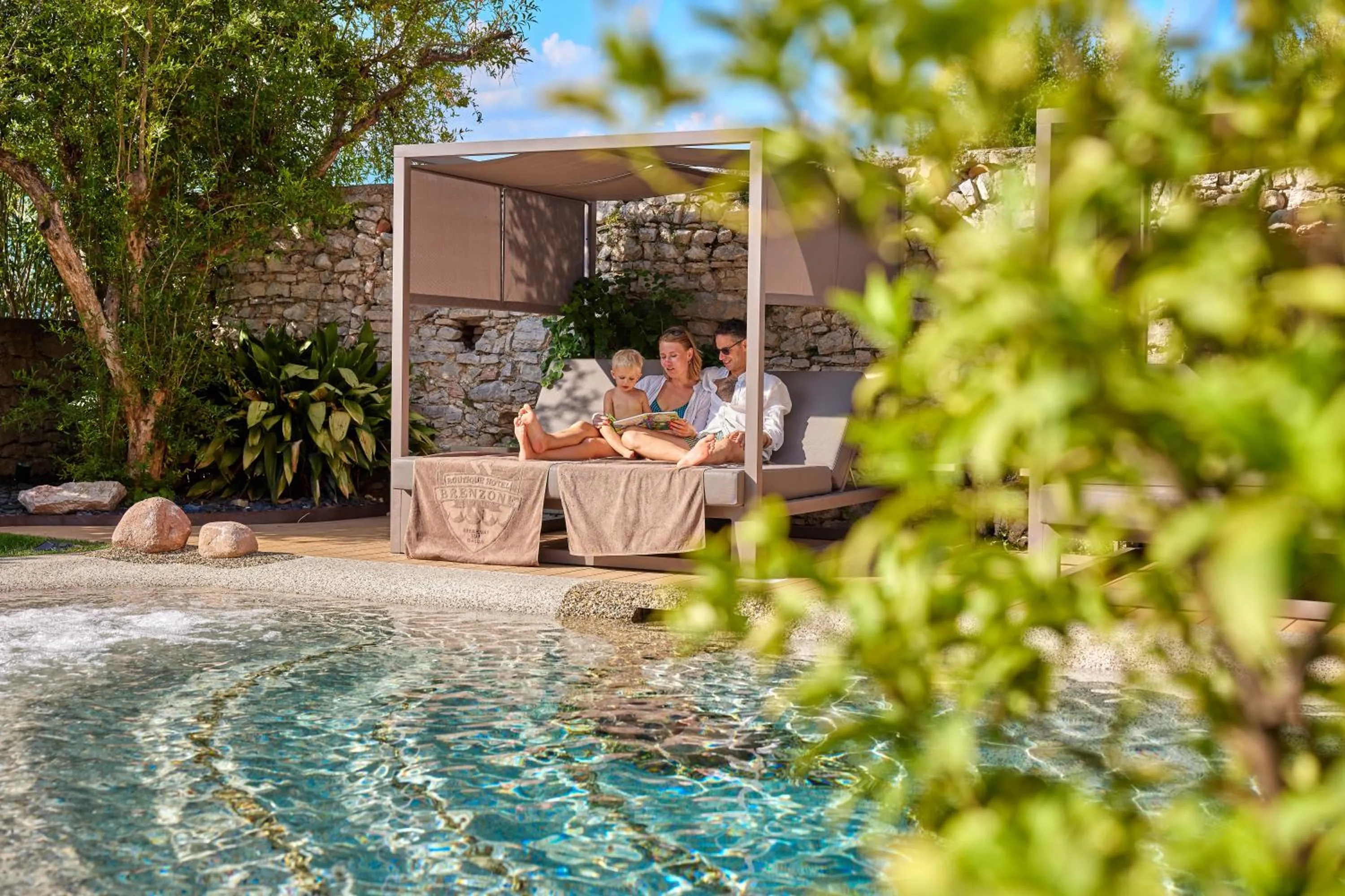 Garden view in Lake Front Hotel Brenzone