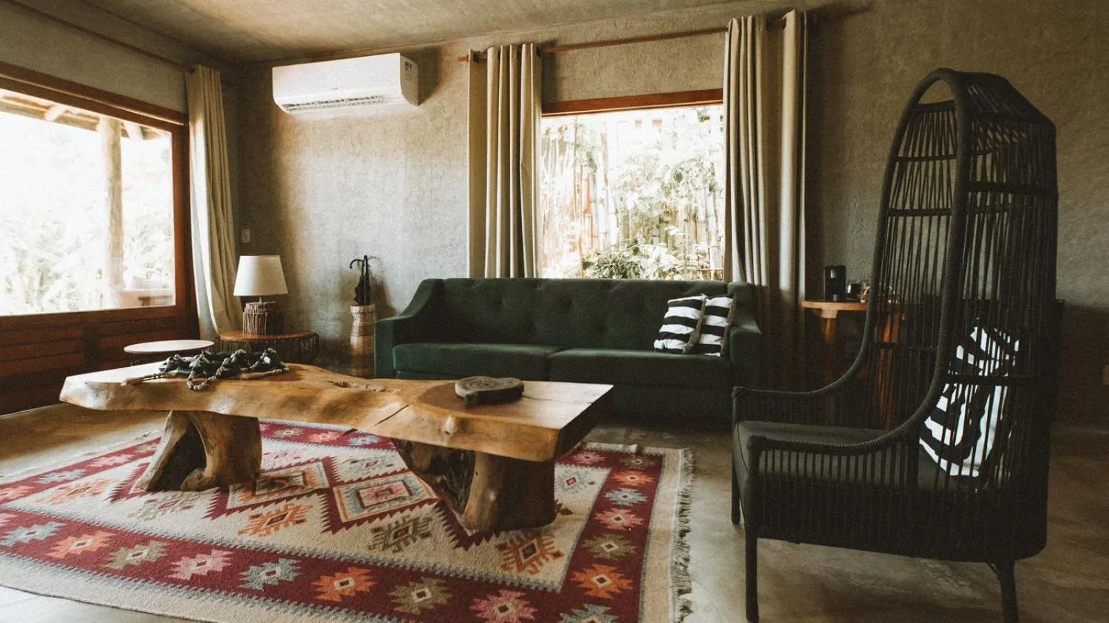 Living room in Pousada Haya
